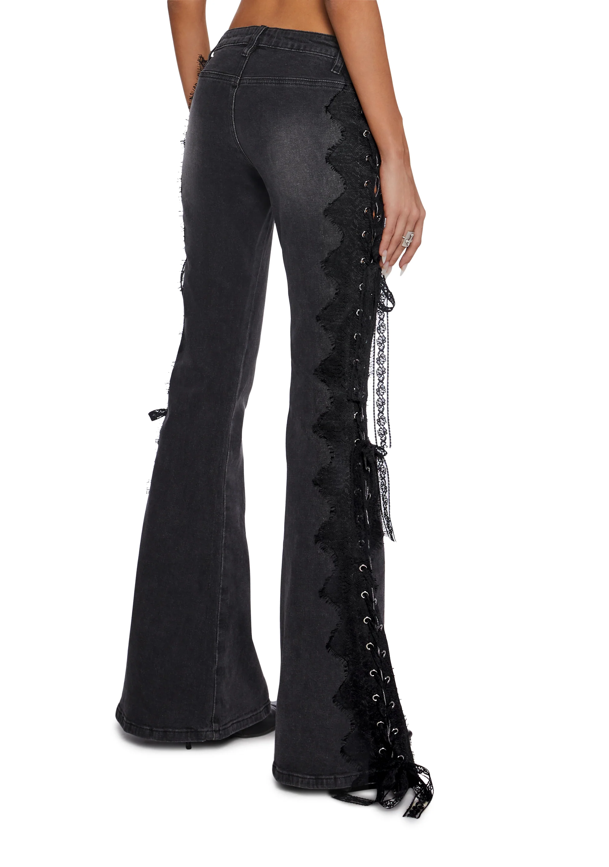 Across The Crowd Flare Jeans - Image 4