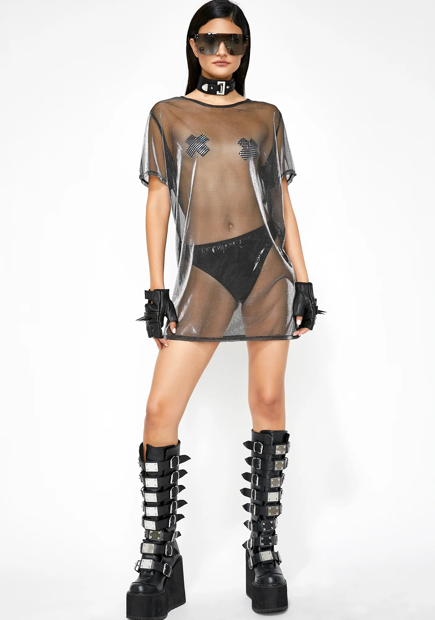 After Midnight Sheer Dress - Image 3