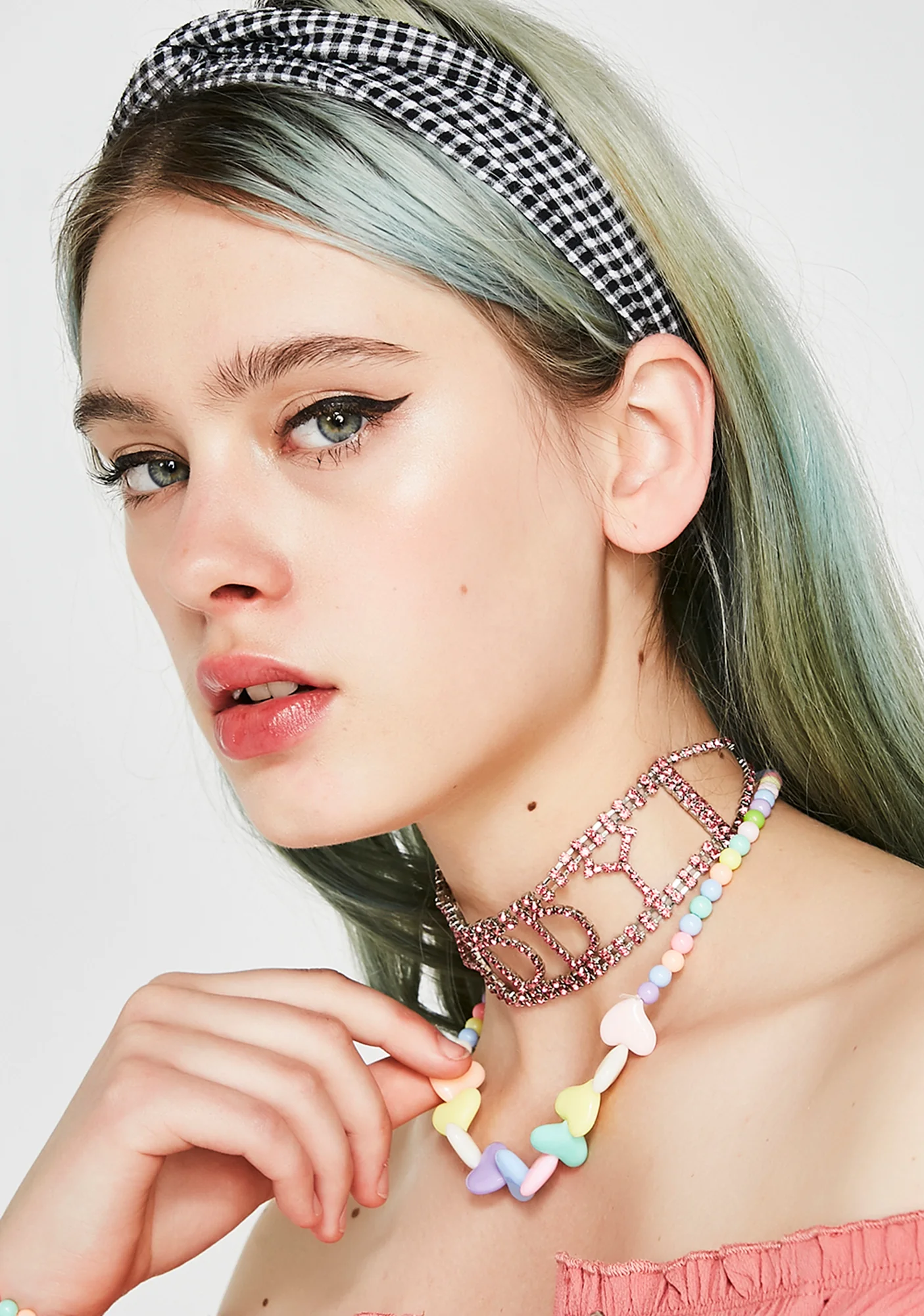 Always Crushing Gingham Headband - Image 3