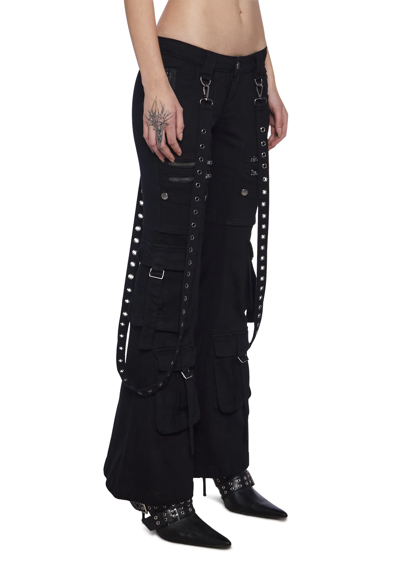 Aurora Cargo Jeans - Black - Image 3