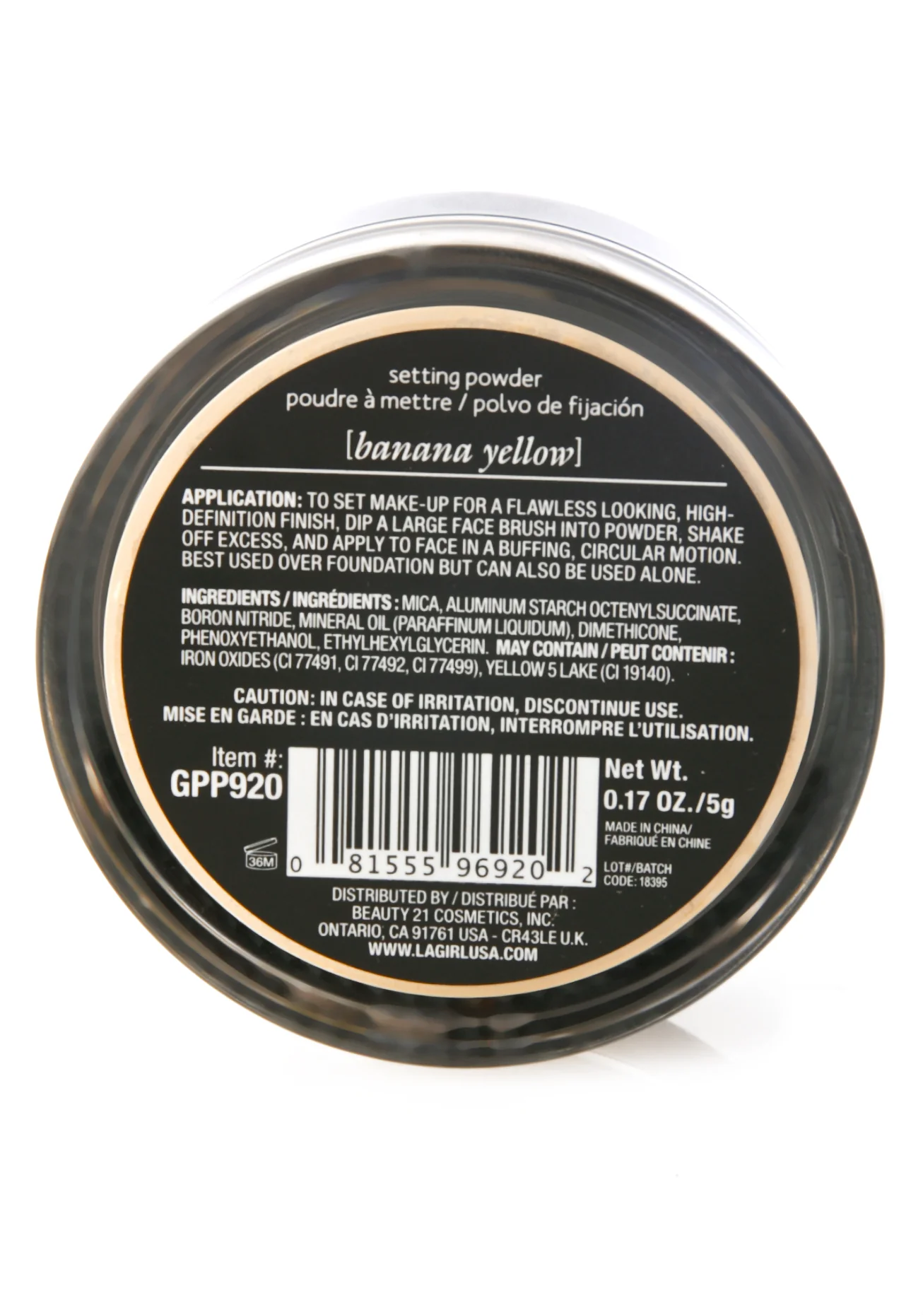 Banana Yellow HD Pro Setting Powder - Image 4