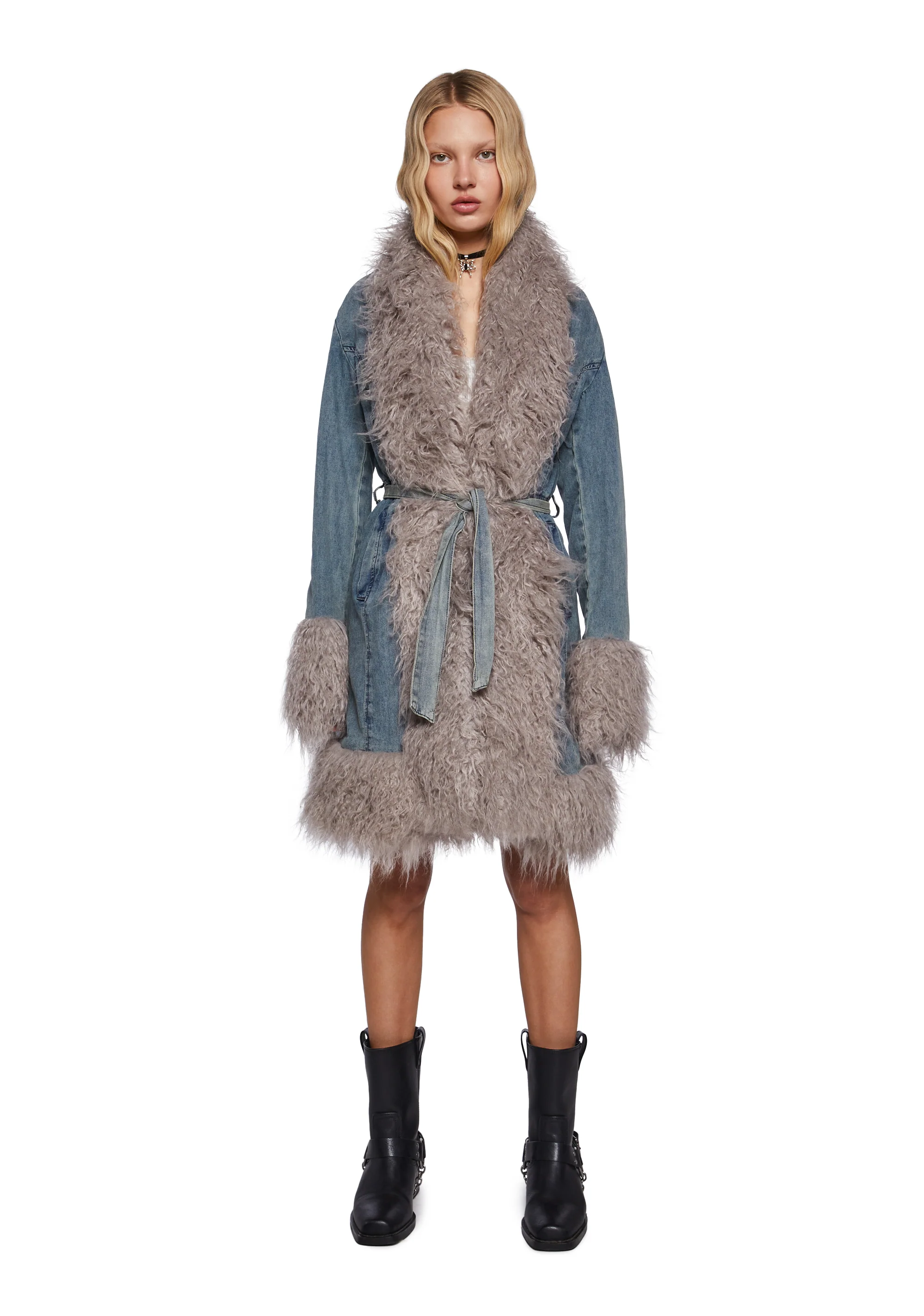 Beautiful Decay Denim Coat - Image 6