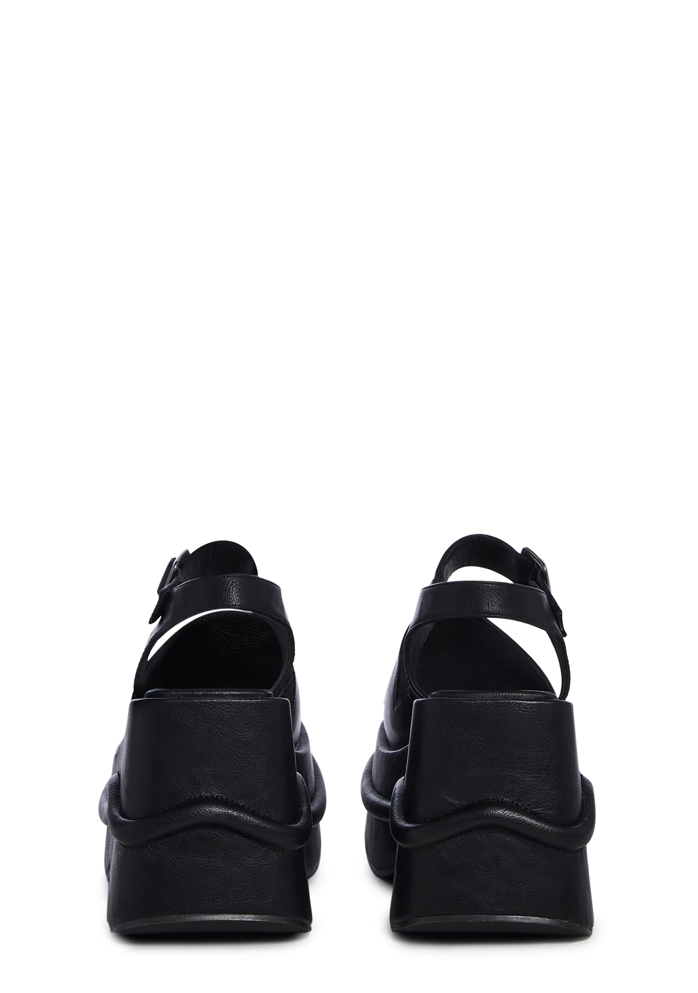 Catching Flights Platform Mules - Black - Image 4