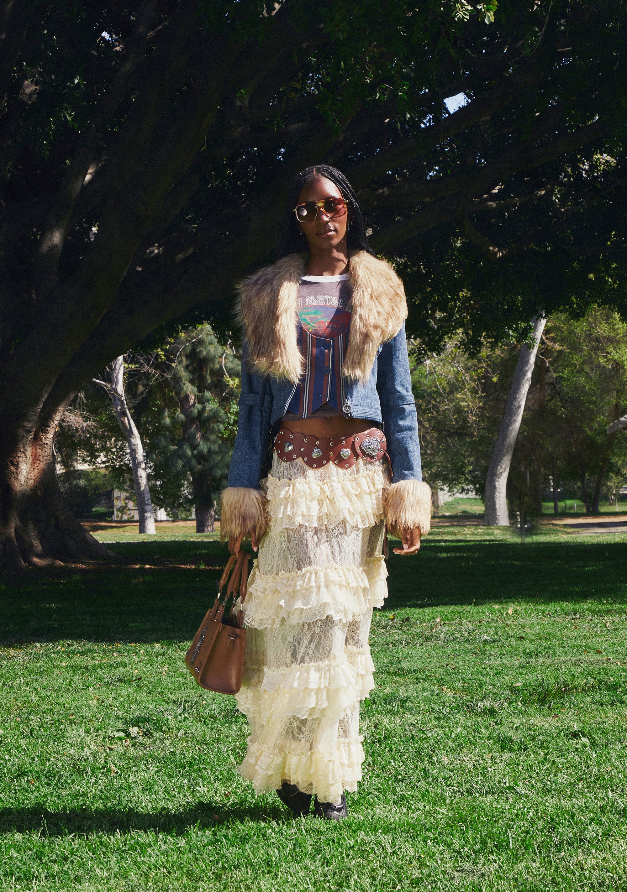 Covet Moto Jacket - Denim - Image 7