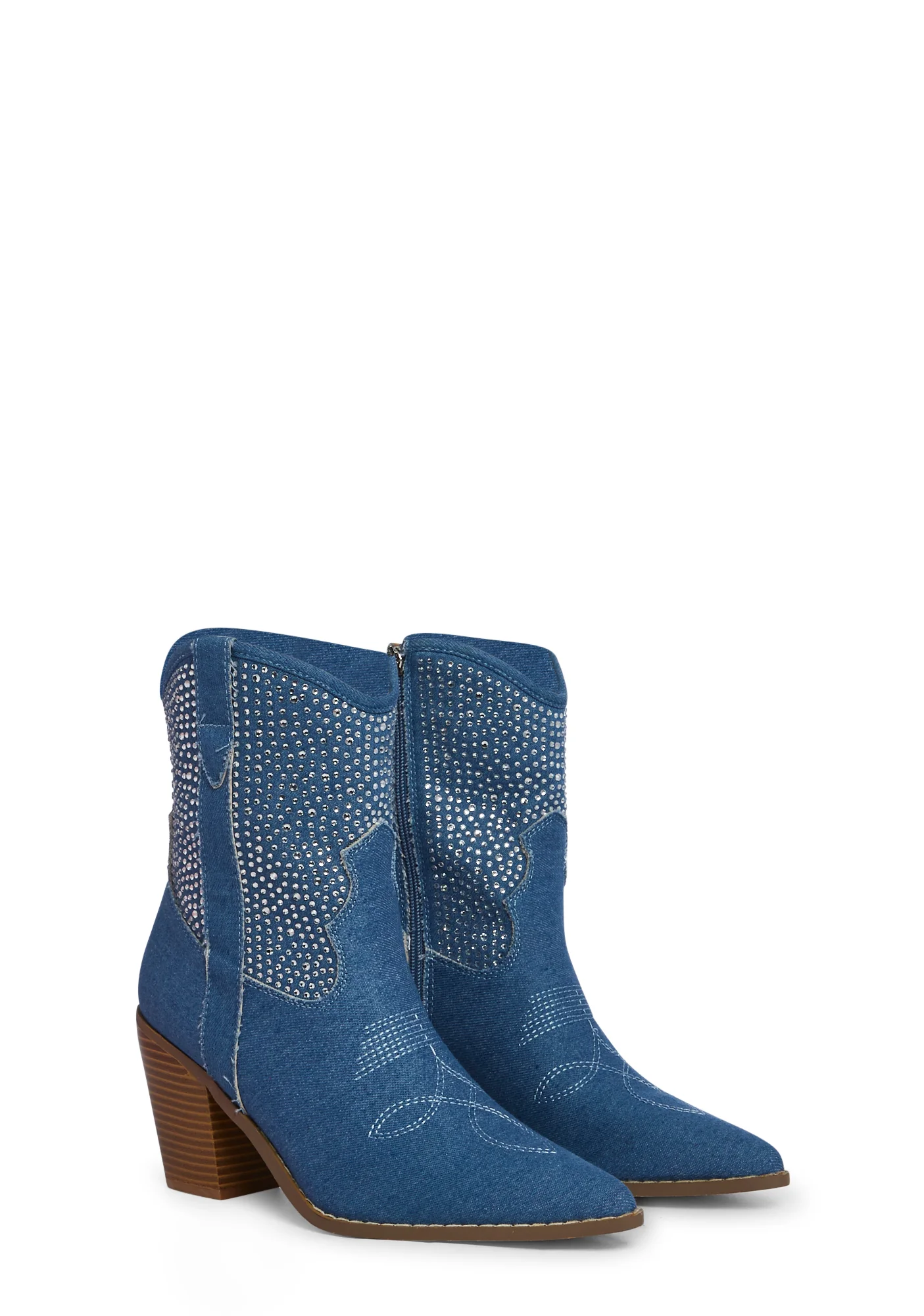 Cowgirl Ways Western Boots - Blue - Image 3