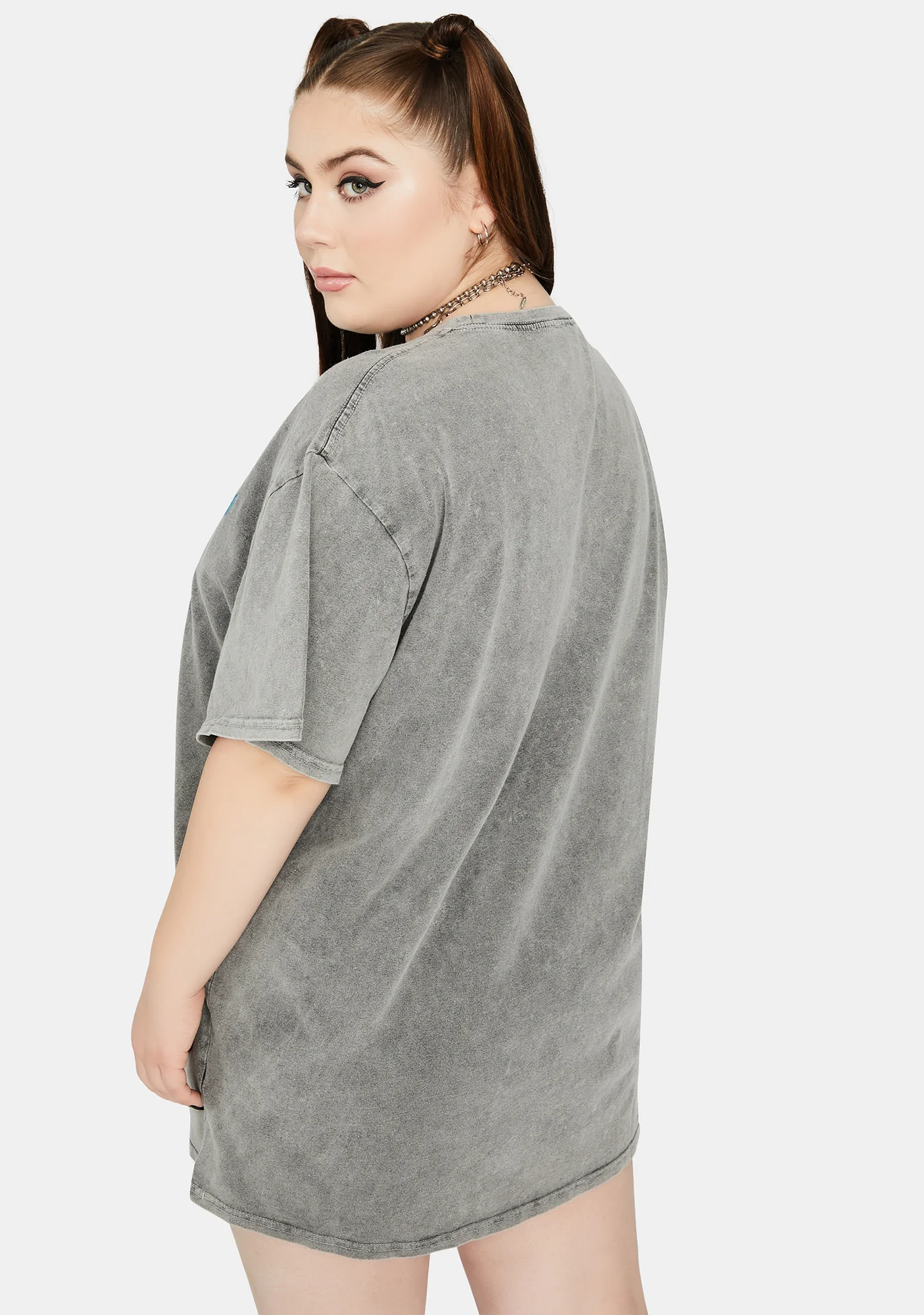 Curve Hedonist Washed Oversized Tee - Image 4