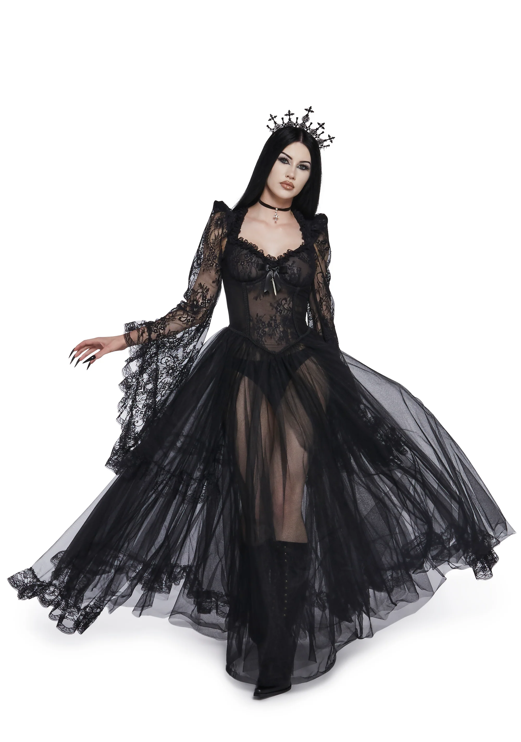 Dance With Death Lace Dress - Image 5