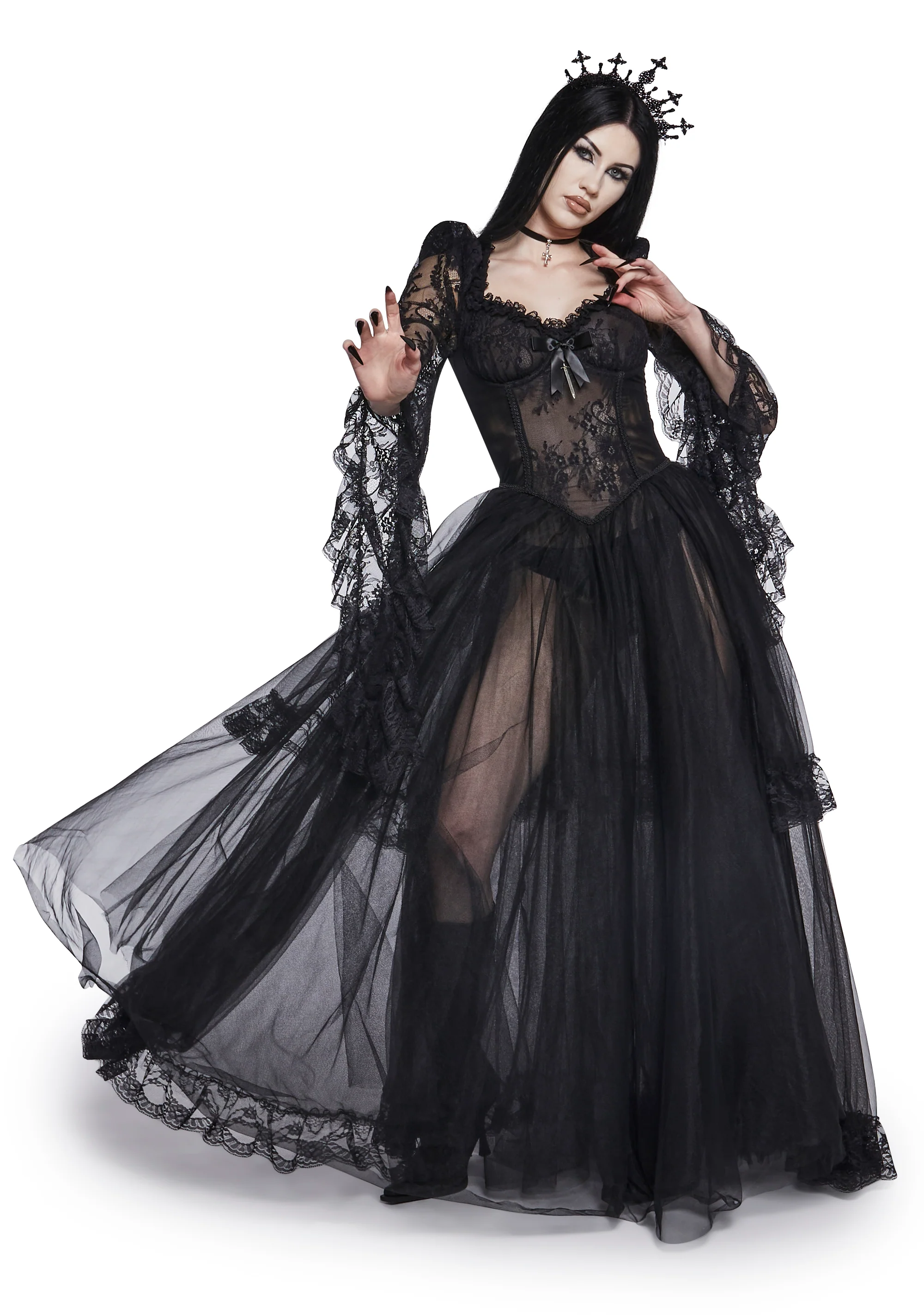 Dance With Death Lace Dress - Image 6