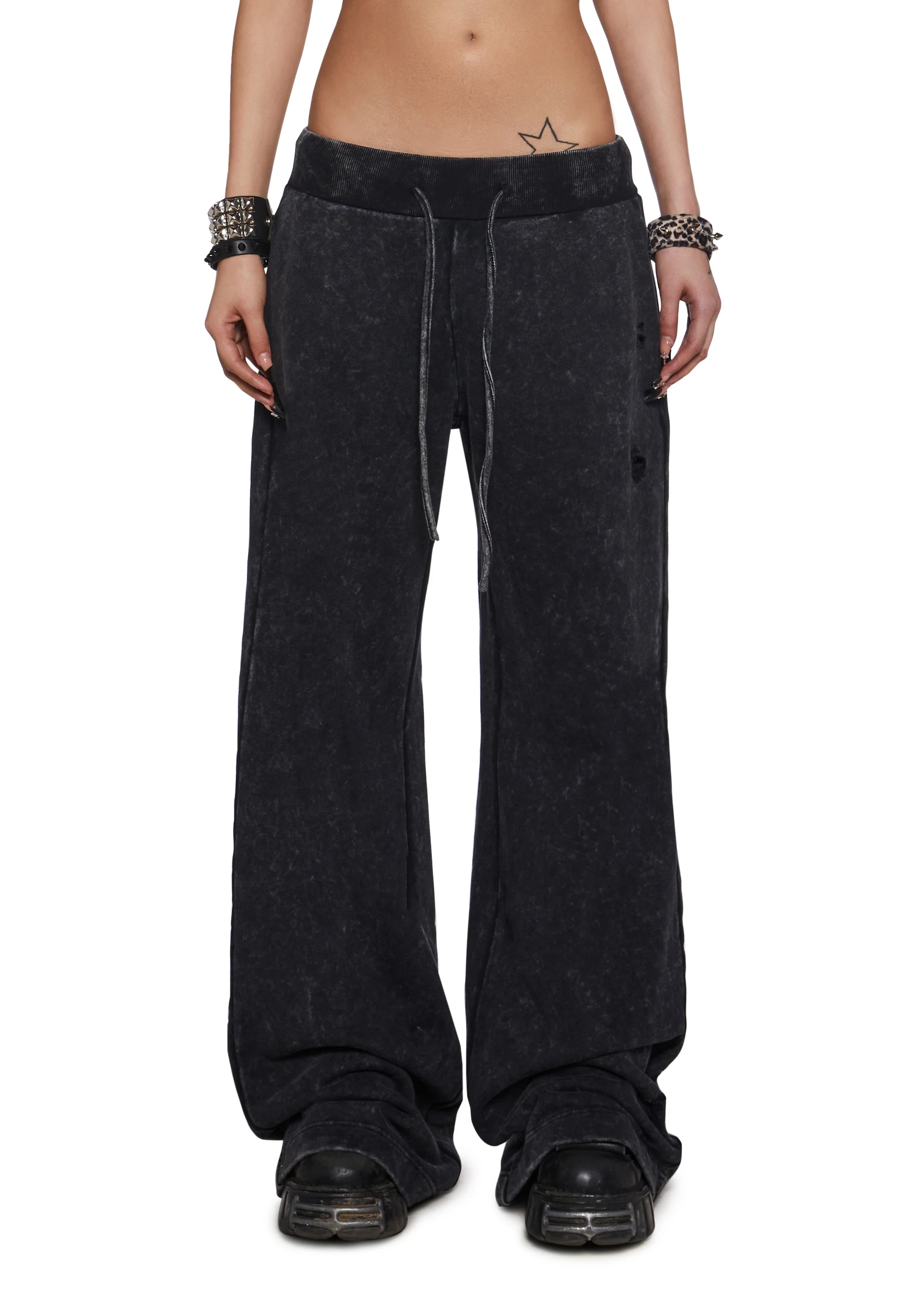 Death Rock Wide Leg Sweatpants - Image 5
