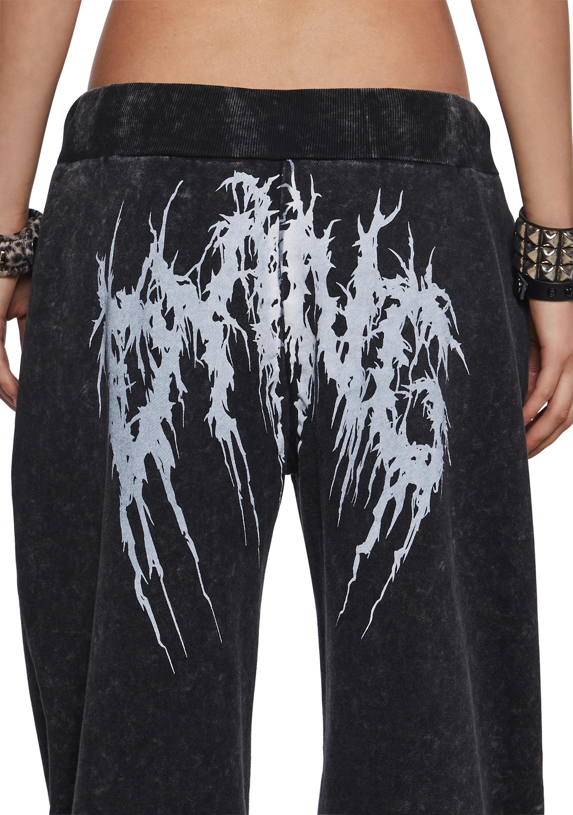 Death Rock Wide Leg Sweatpants - Image 6