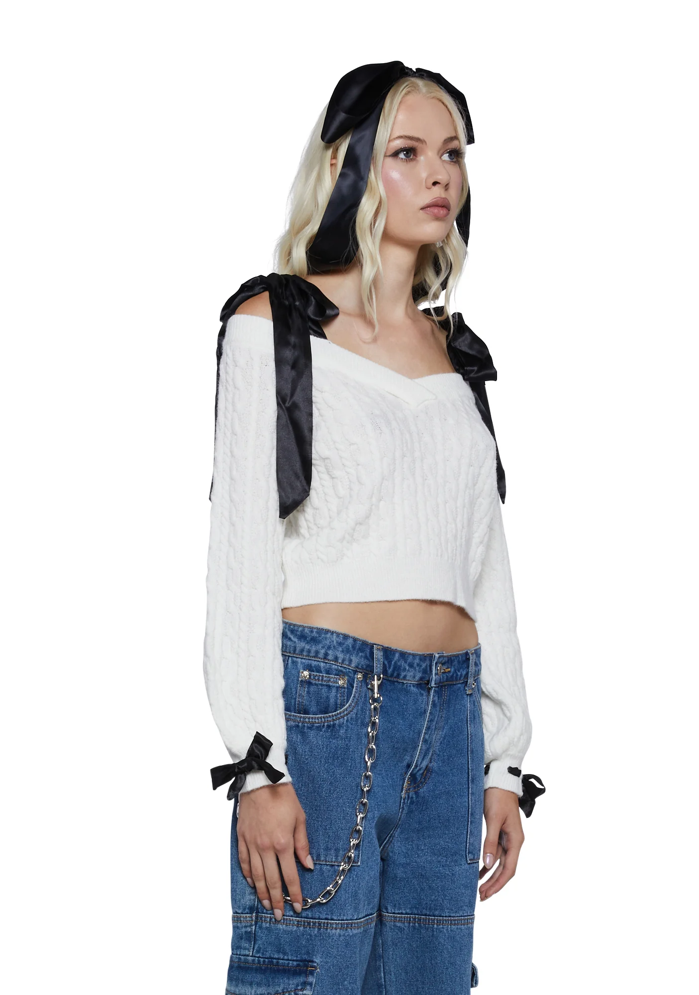 Demure Prowess Knit Sweater - Image 3