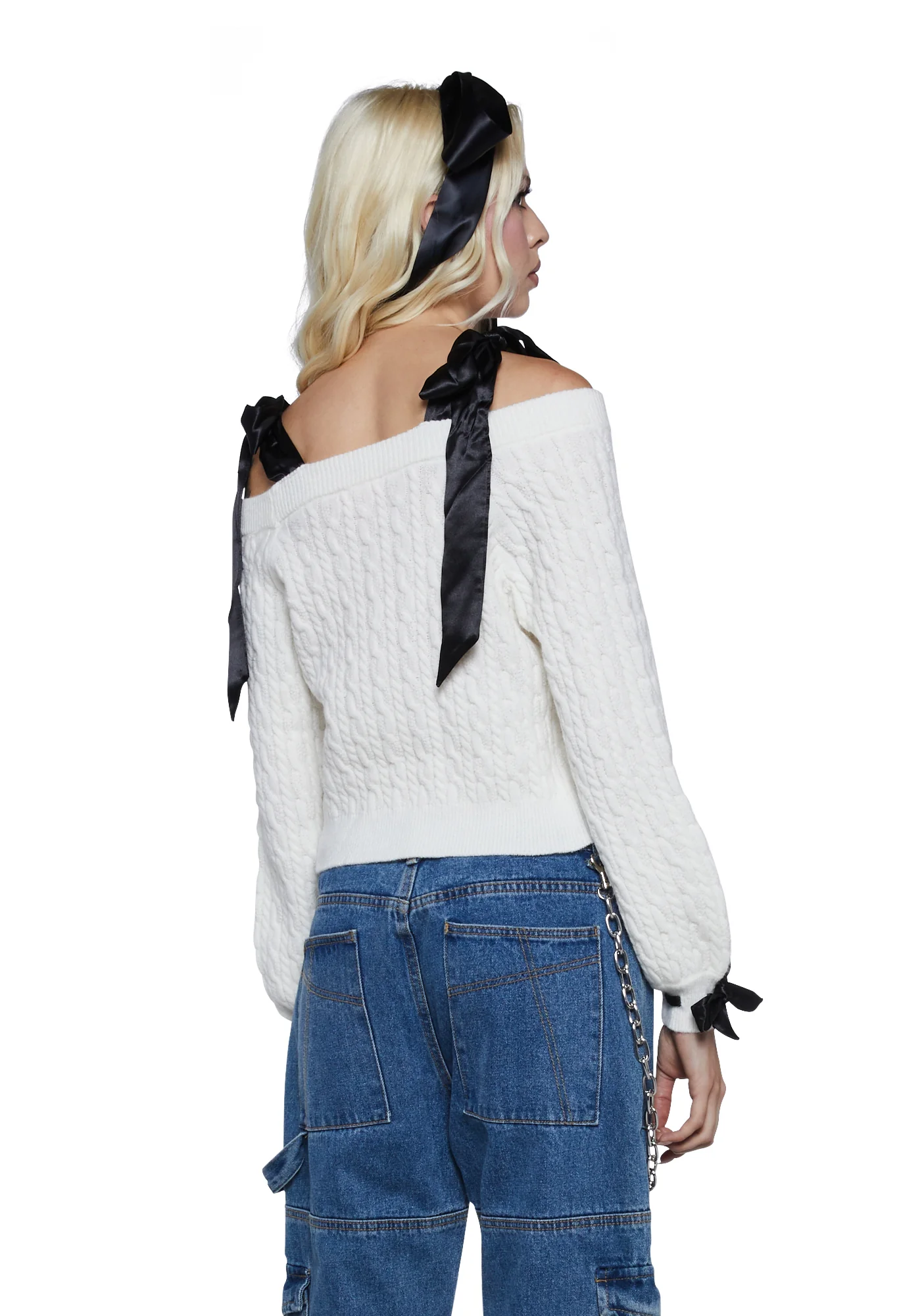 Demure Prowess Knit Sweater - Image 4