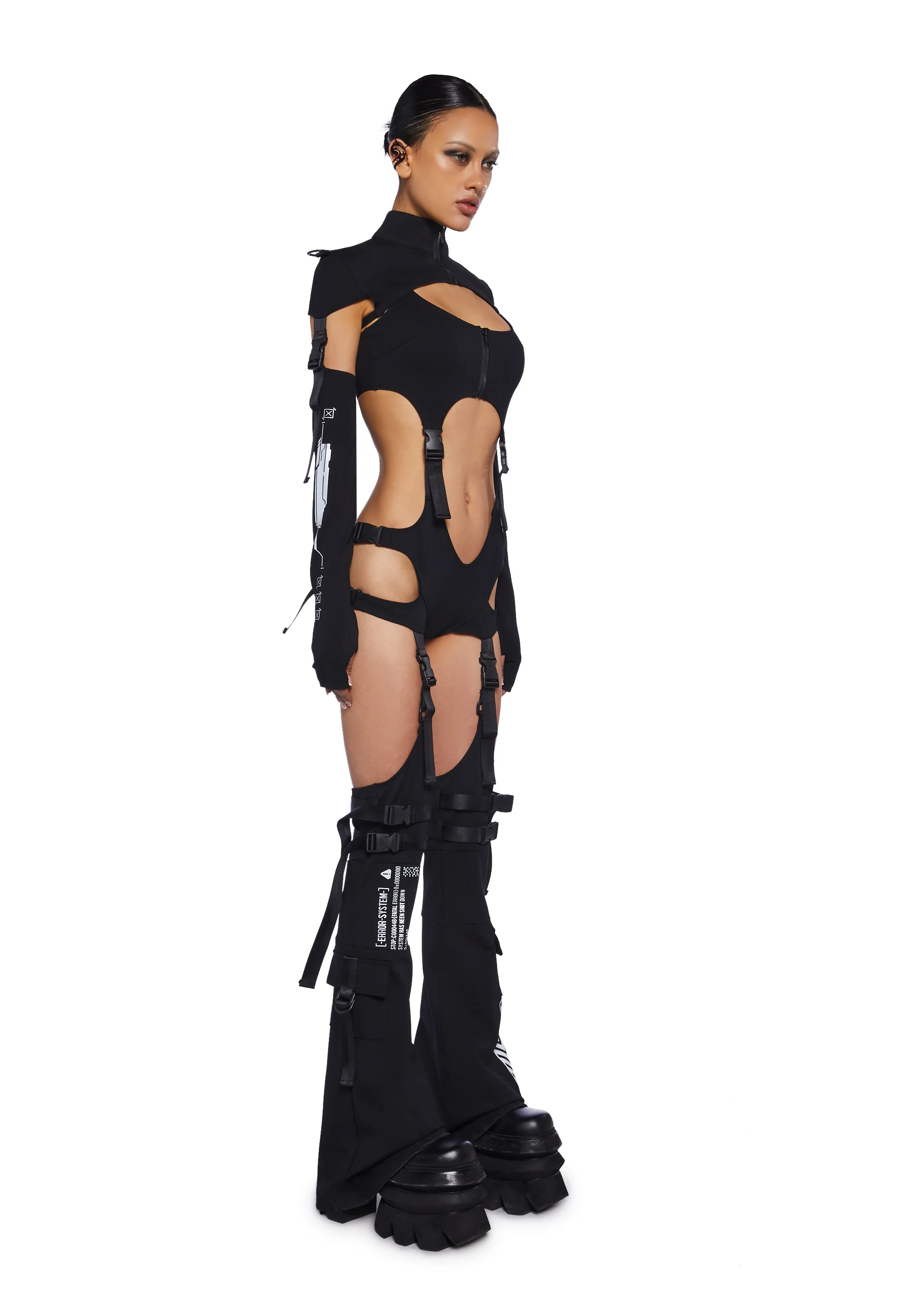 Digital Lands Bodysuit And Leg Warmers Set - Image 4