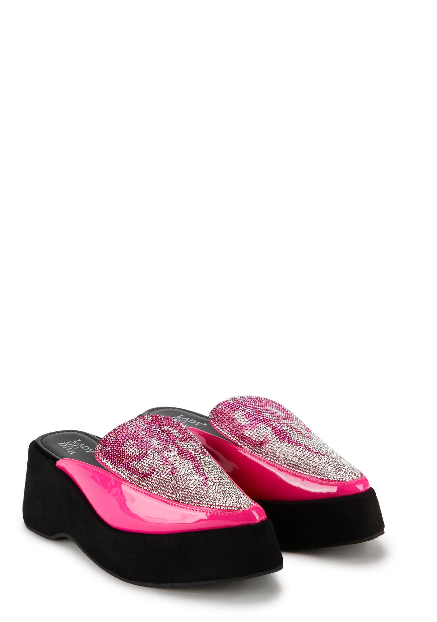 Disco Step Platform Mules - Image 3