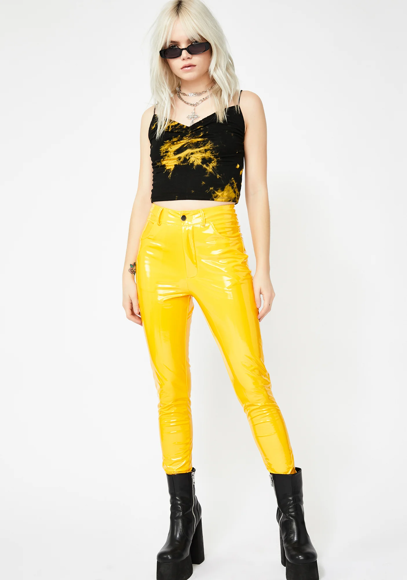 Electric Groovy Zone Tie Dye Tank - Image 3