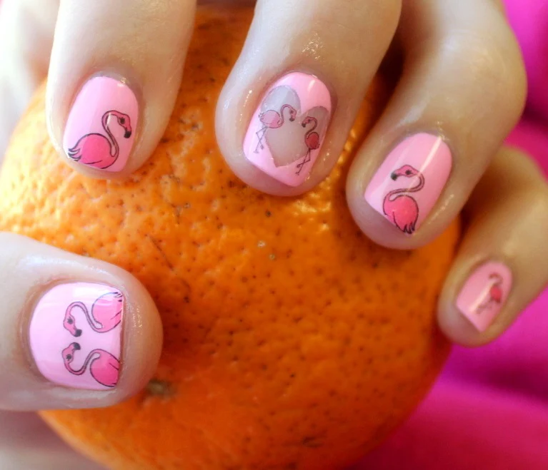 Flamingo Water Slide Decals - Image 4