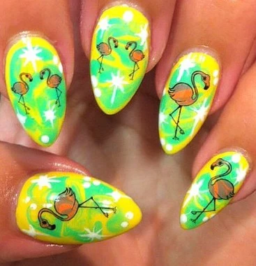 Flamingo Water Slide Decals - Image 5