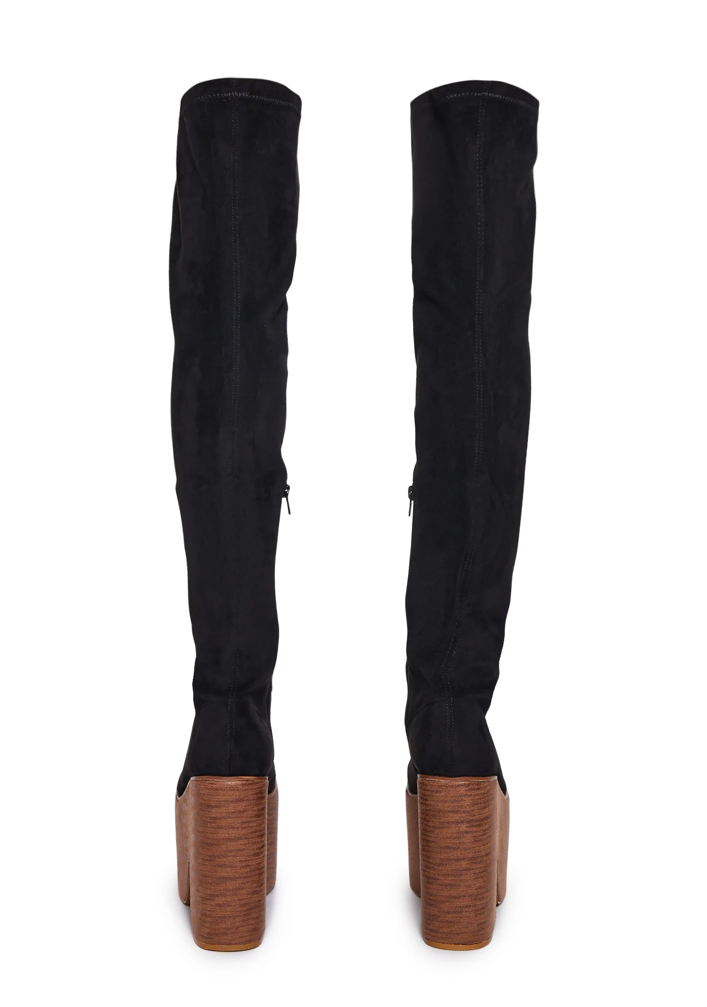 Galendo Platform Boots - Black - Image 4