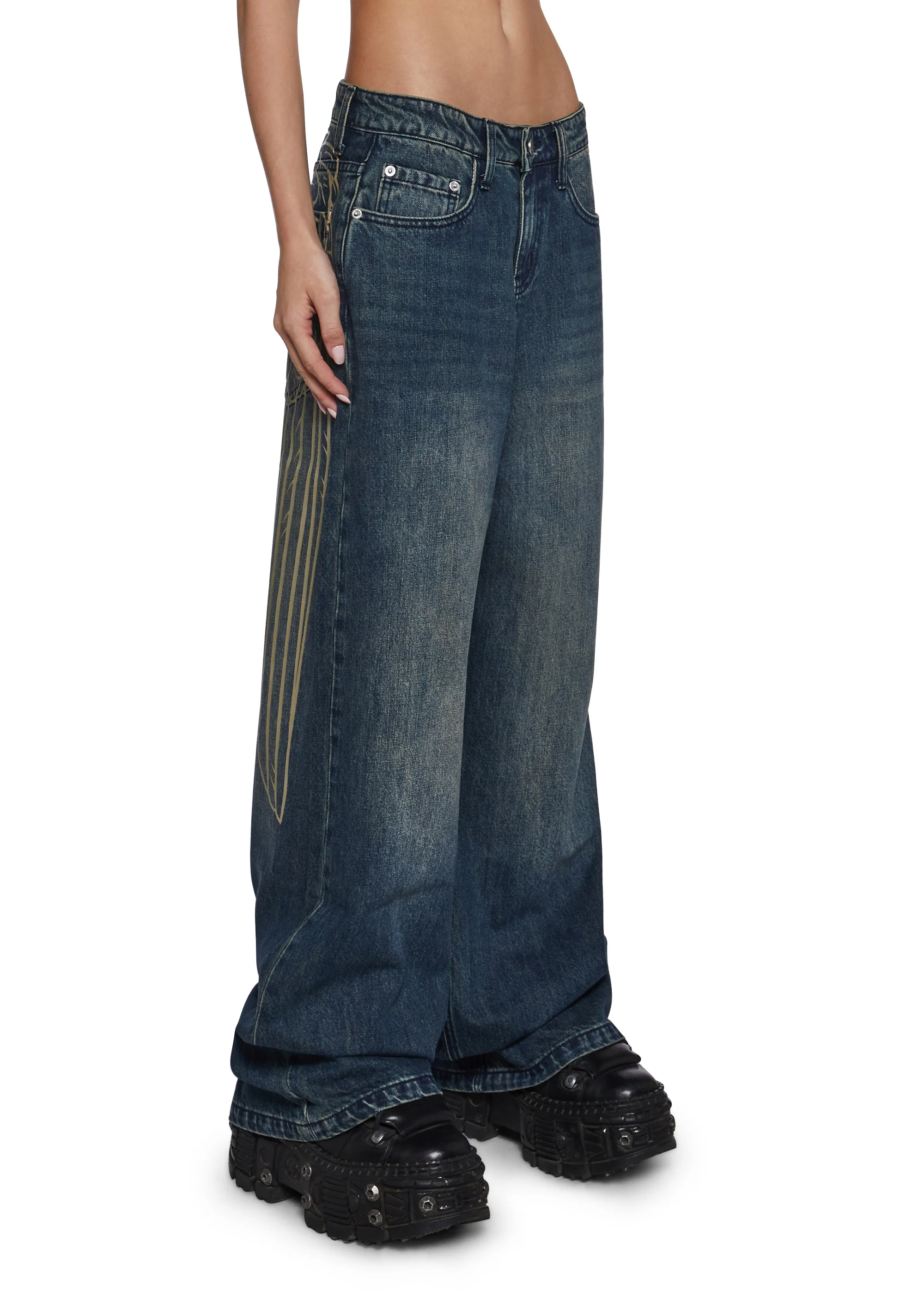 Halo On Earth Denim Jeans - Image 3