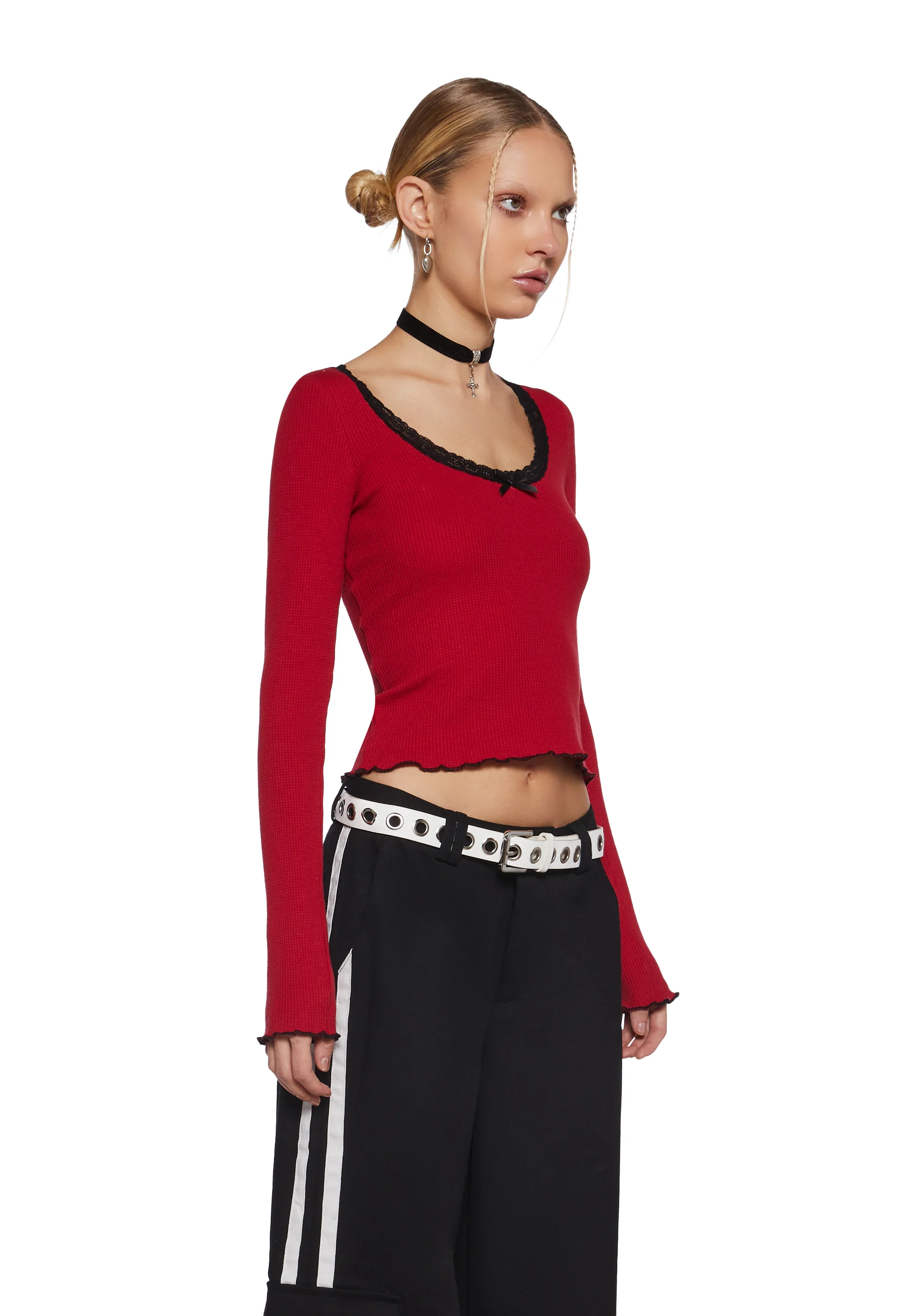 Ice Skate Date Thermal Top - Image 3