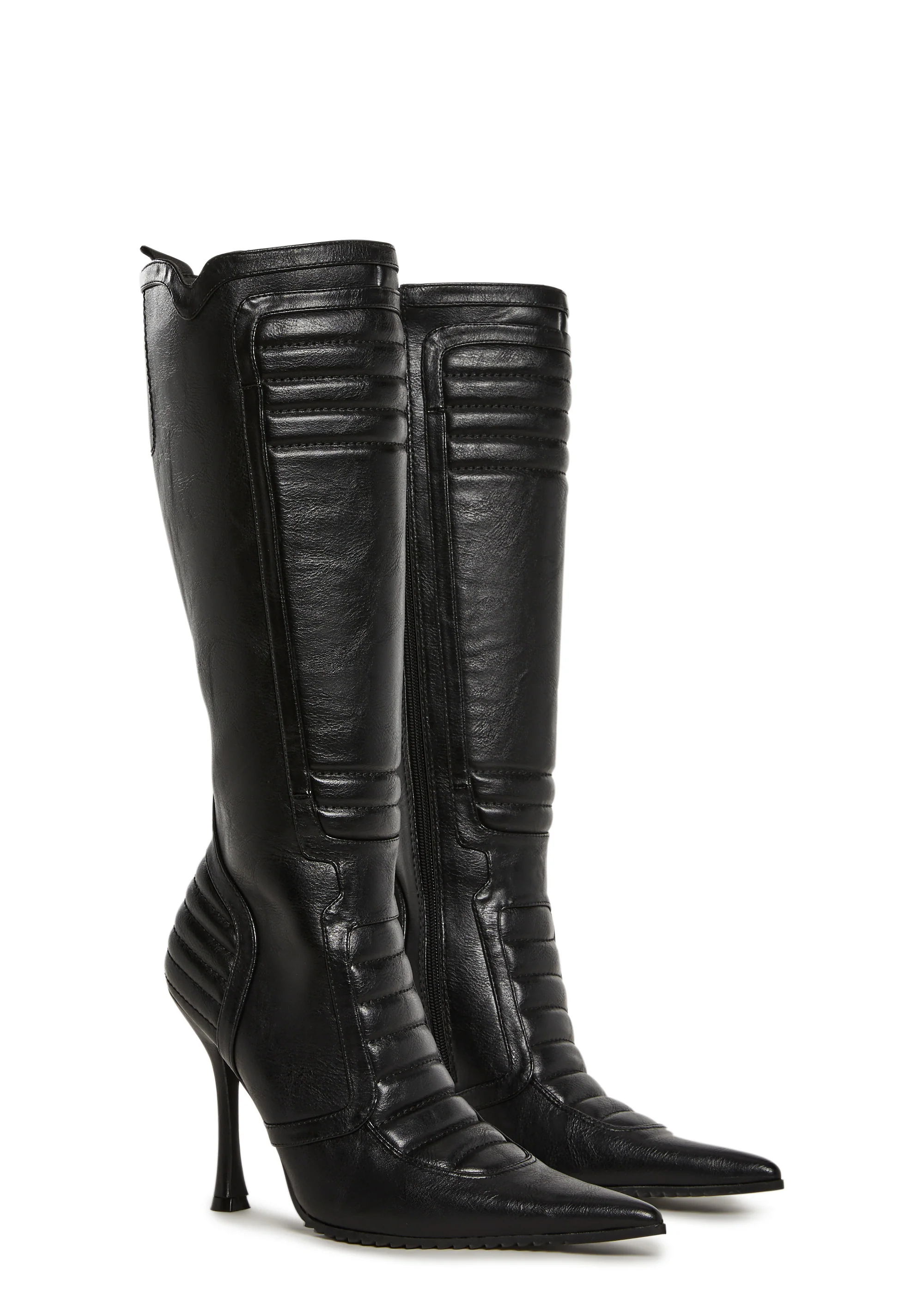 Motorcrossed Knee High Boots - Image 3