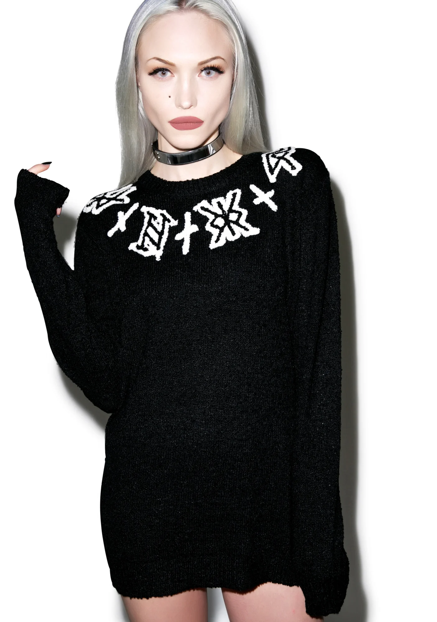 Logo Neck Sweater - Image 4
