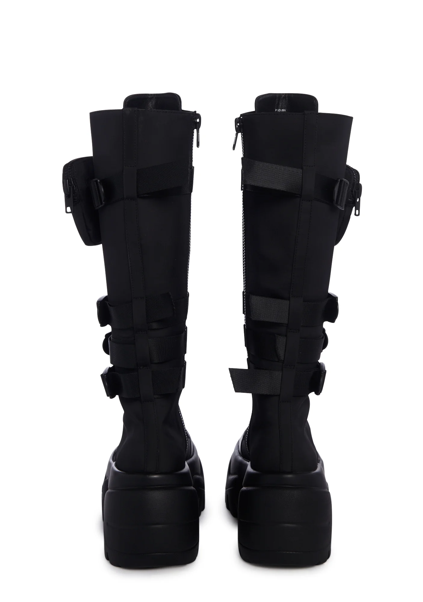 Mad Hustle Knee High Combat Boots - Image 4