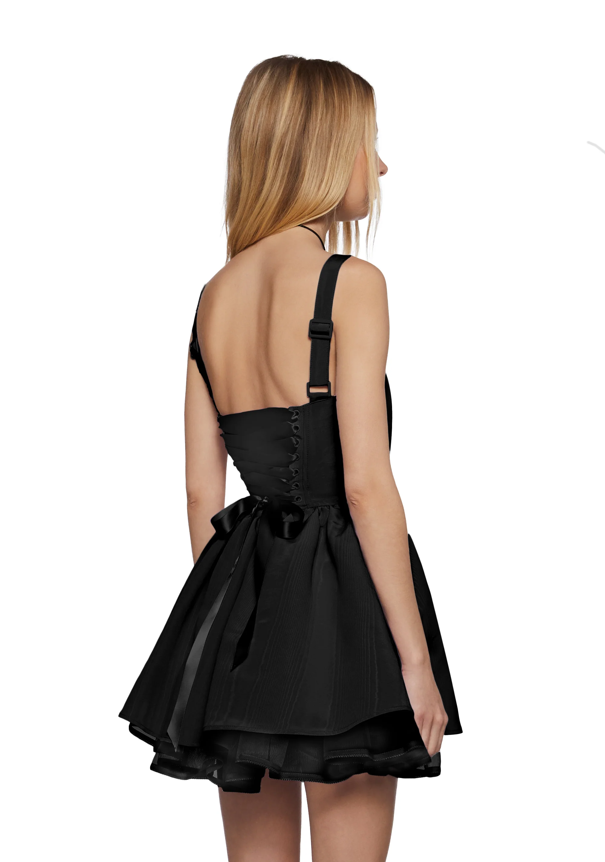 Magic Moves Corset Dress- Black - Image 4