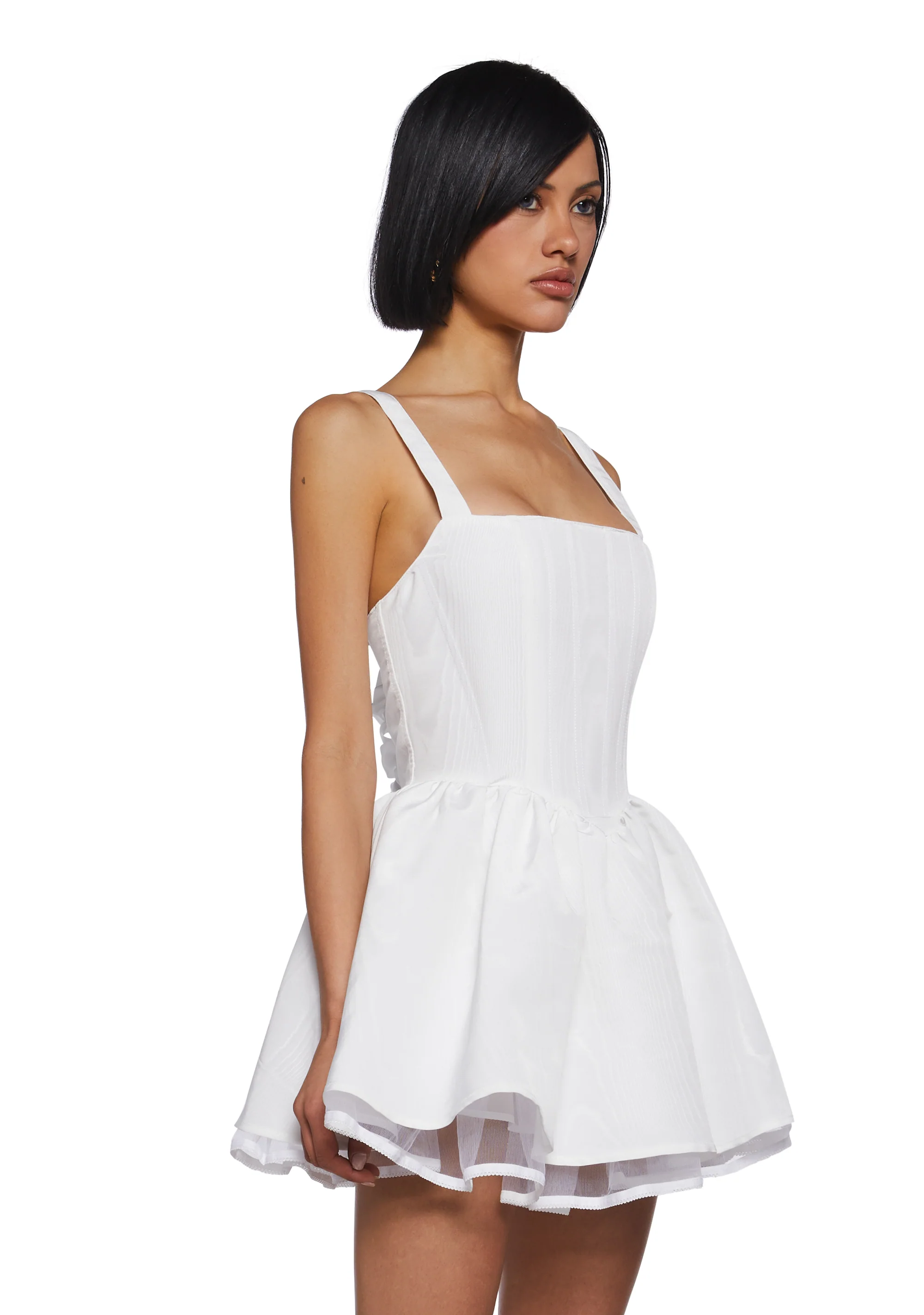 Magic Moves Corset Dress - White - Image 3