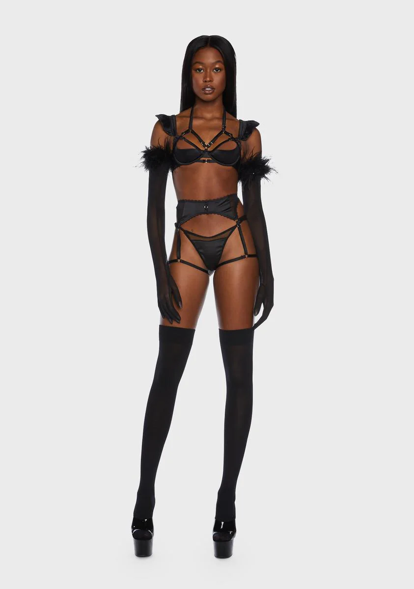 Noelle Satin Bra - Image 4