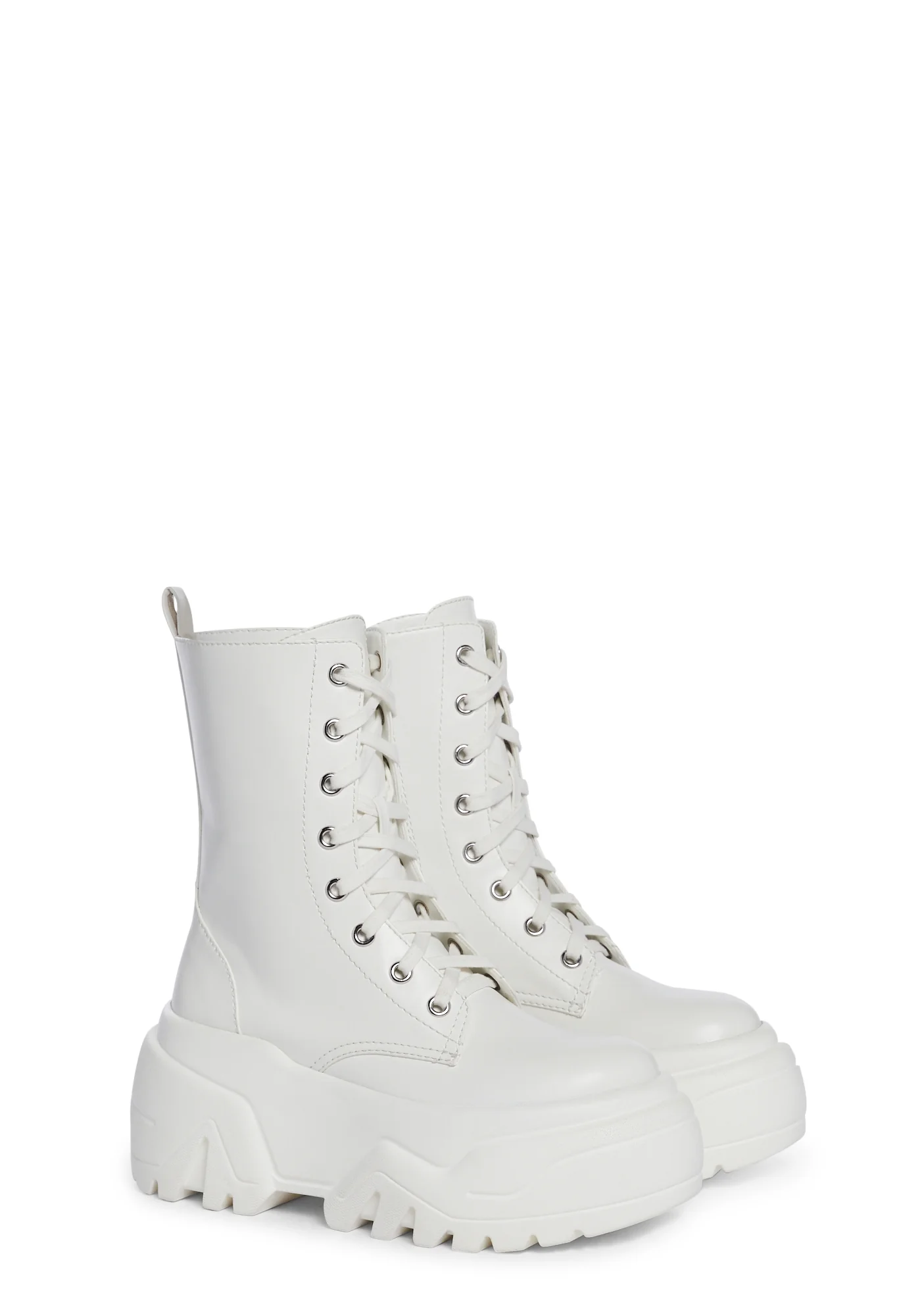 Optical Fuse Combat Boots - White - Image 3