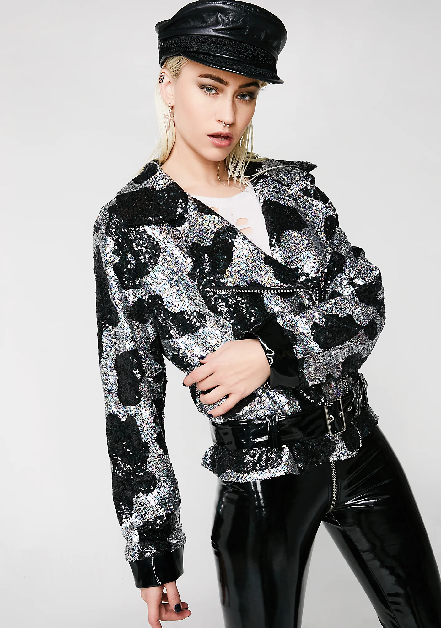 Oversized Biker Jacket - Image 3