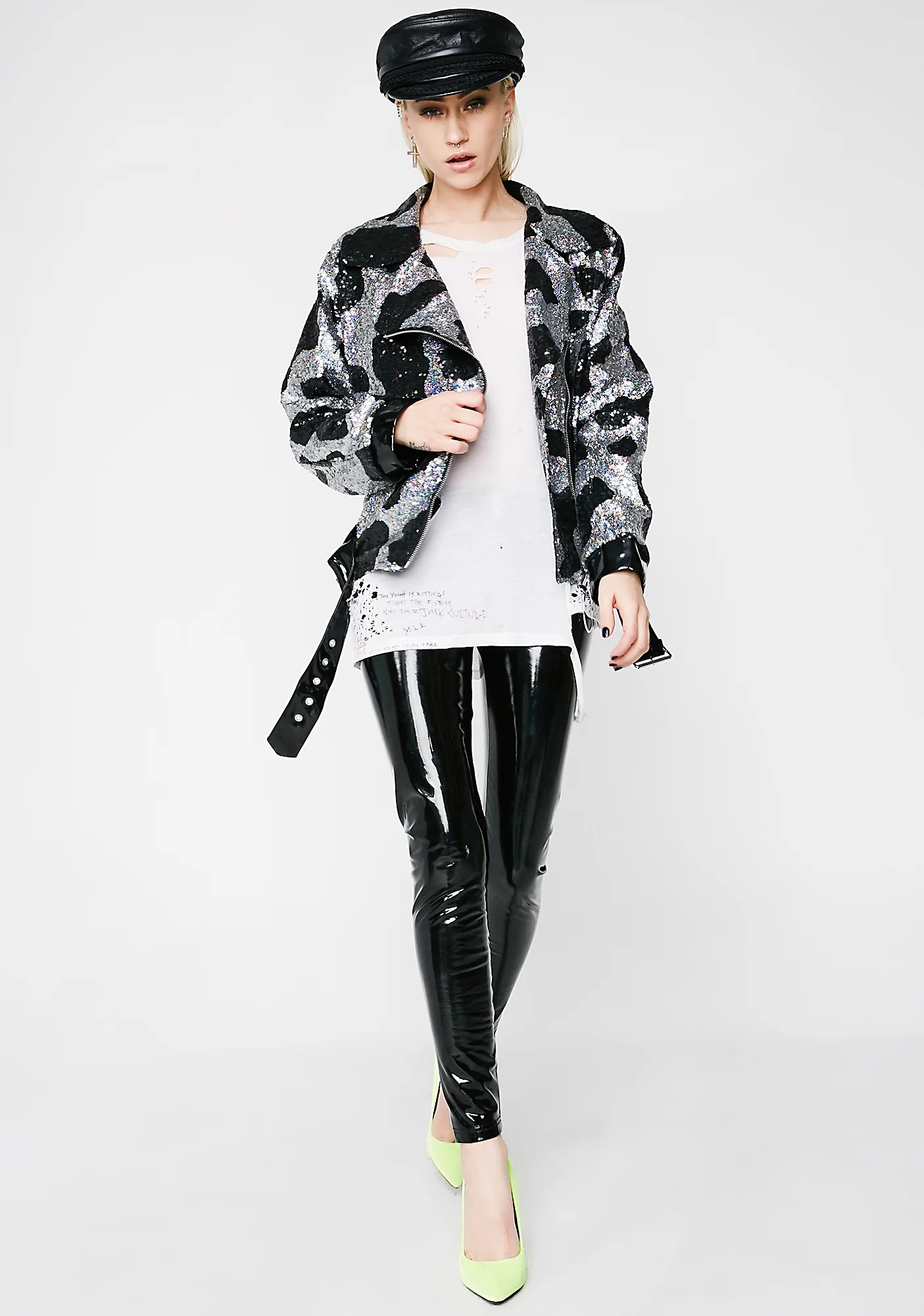 Oversized Biker Jacket - Image 5