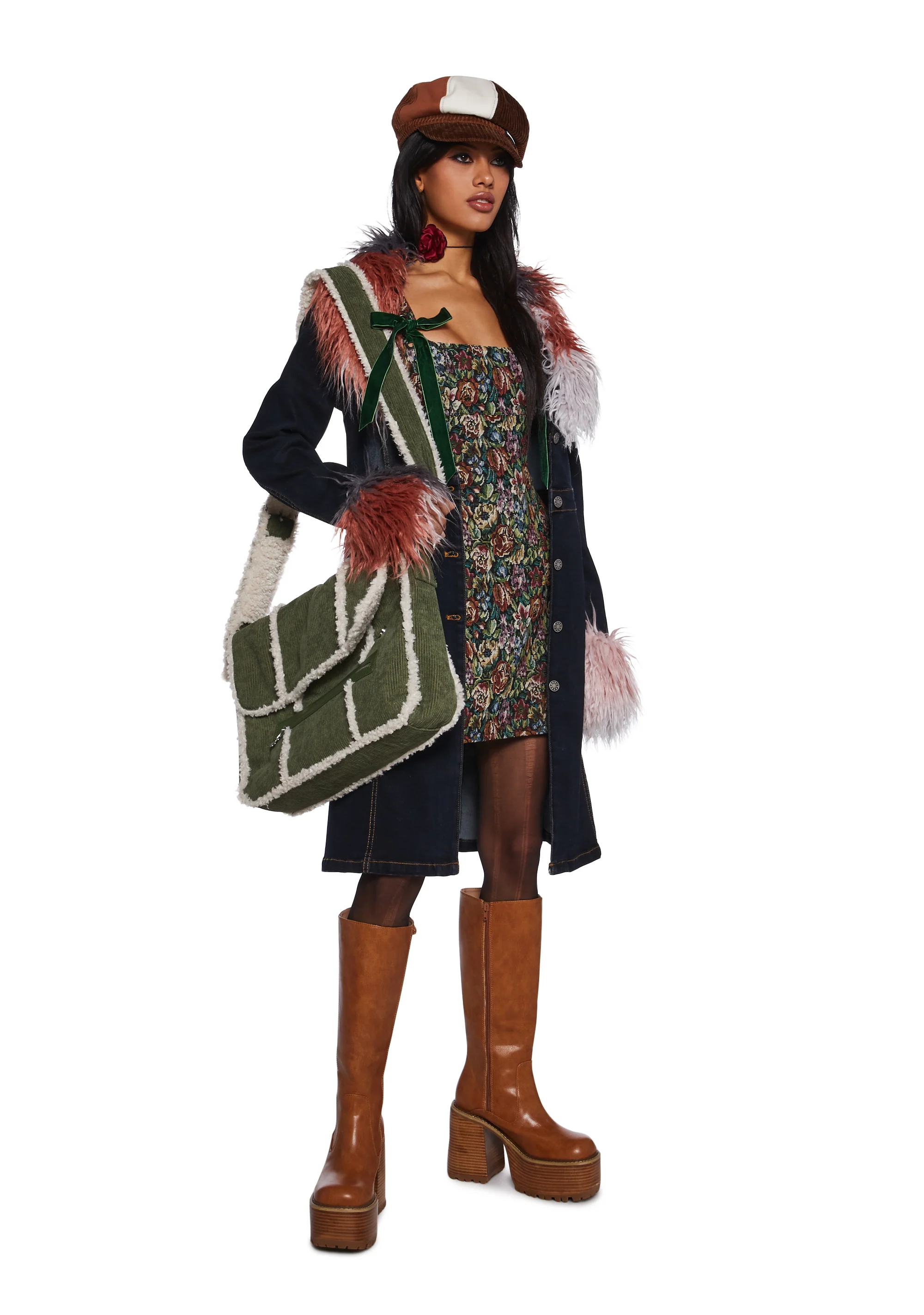 Pixie Stardust Mini Dress - Jacquard - Image 3