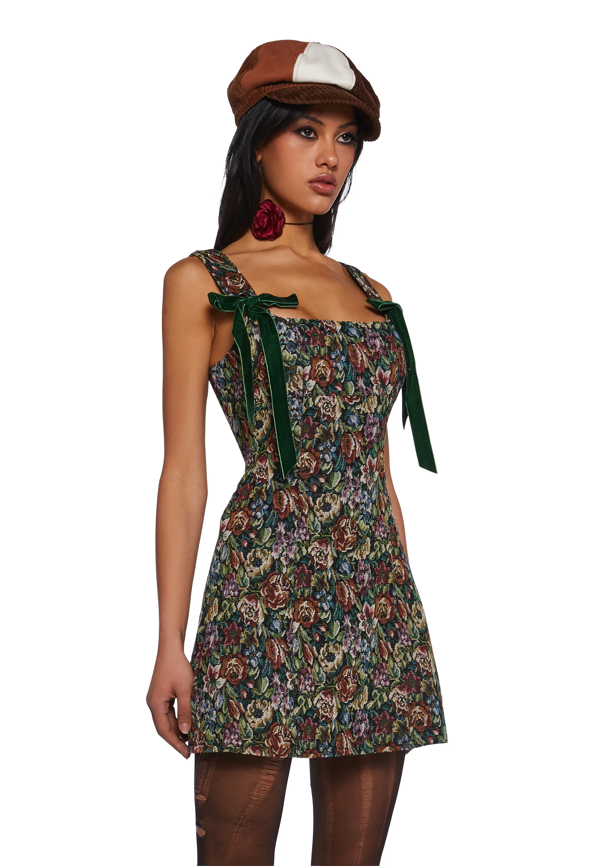 Pixie Stardust Mini Dress - Jacquard - Image 4