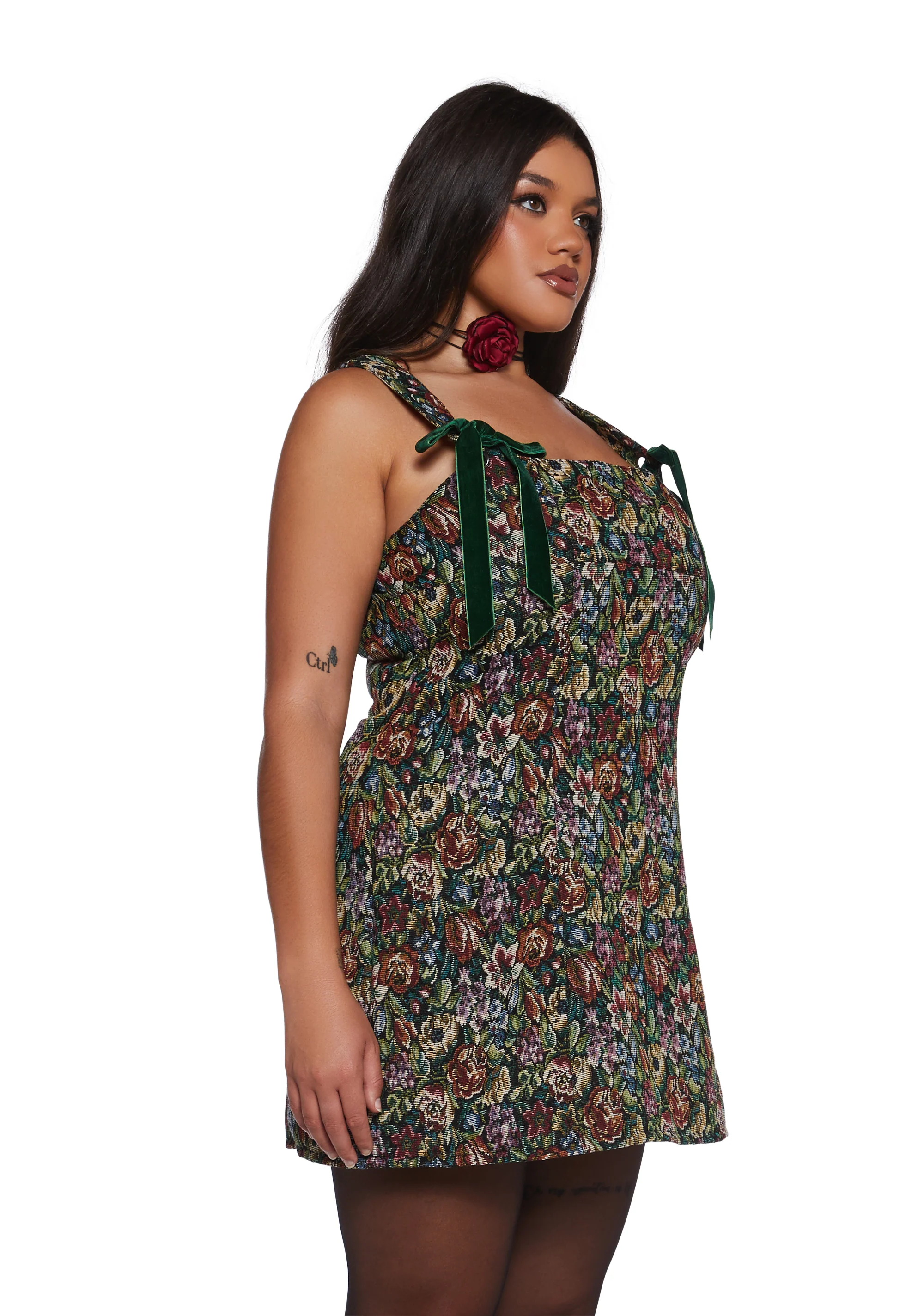 Pixie Stardust Mini Dress - Jacquard - Image 8