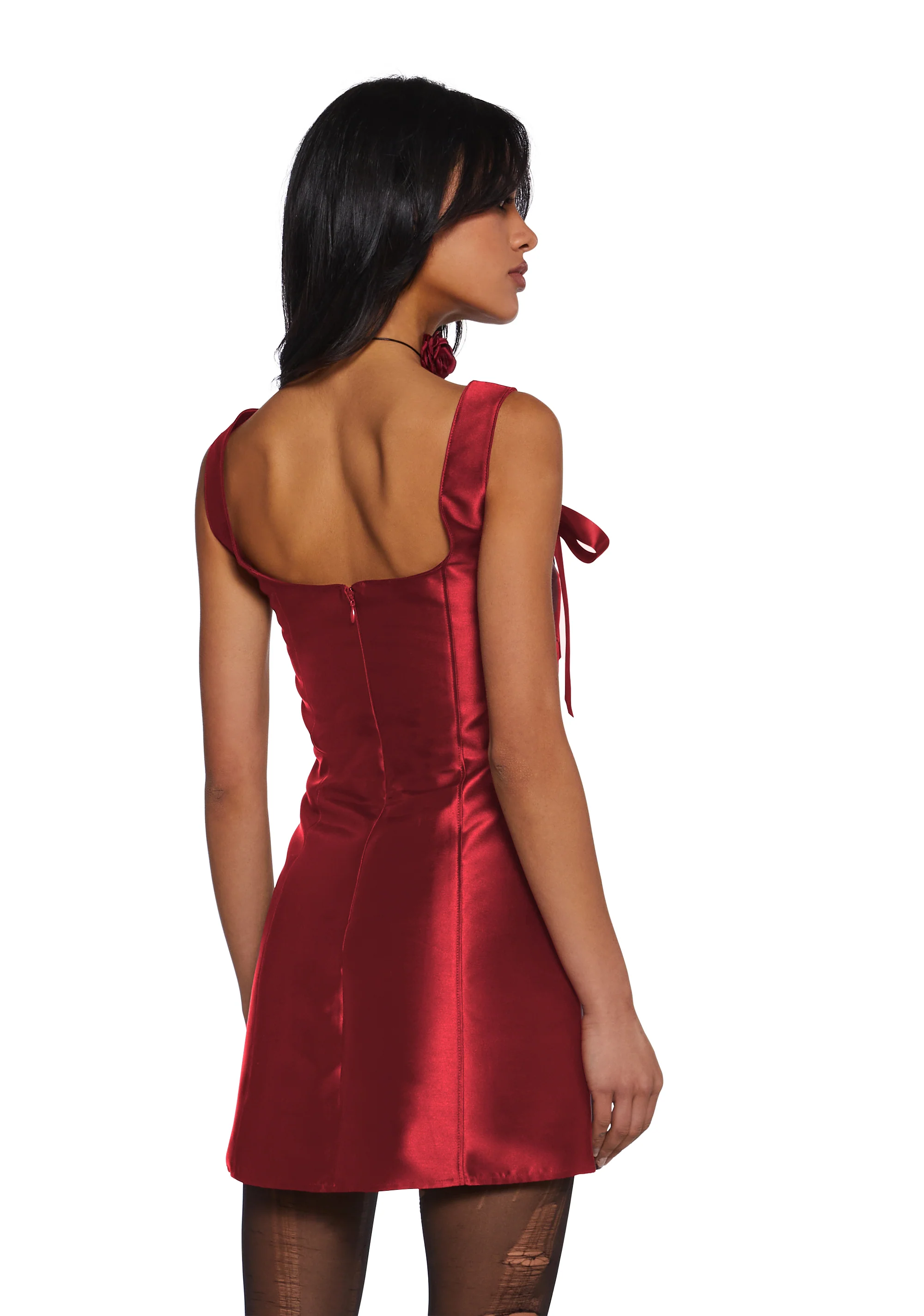 Pixie Stardust Mini Dress - Red - Image 4