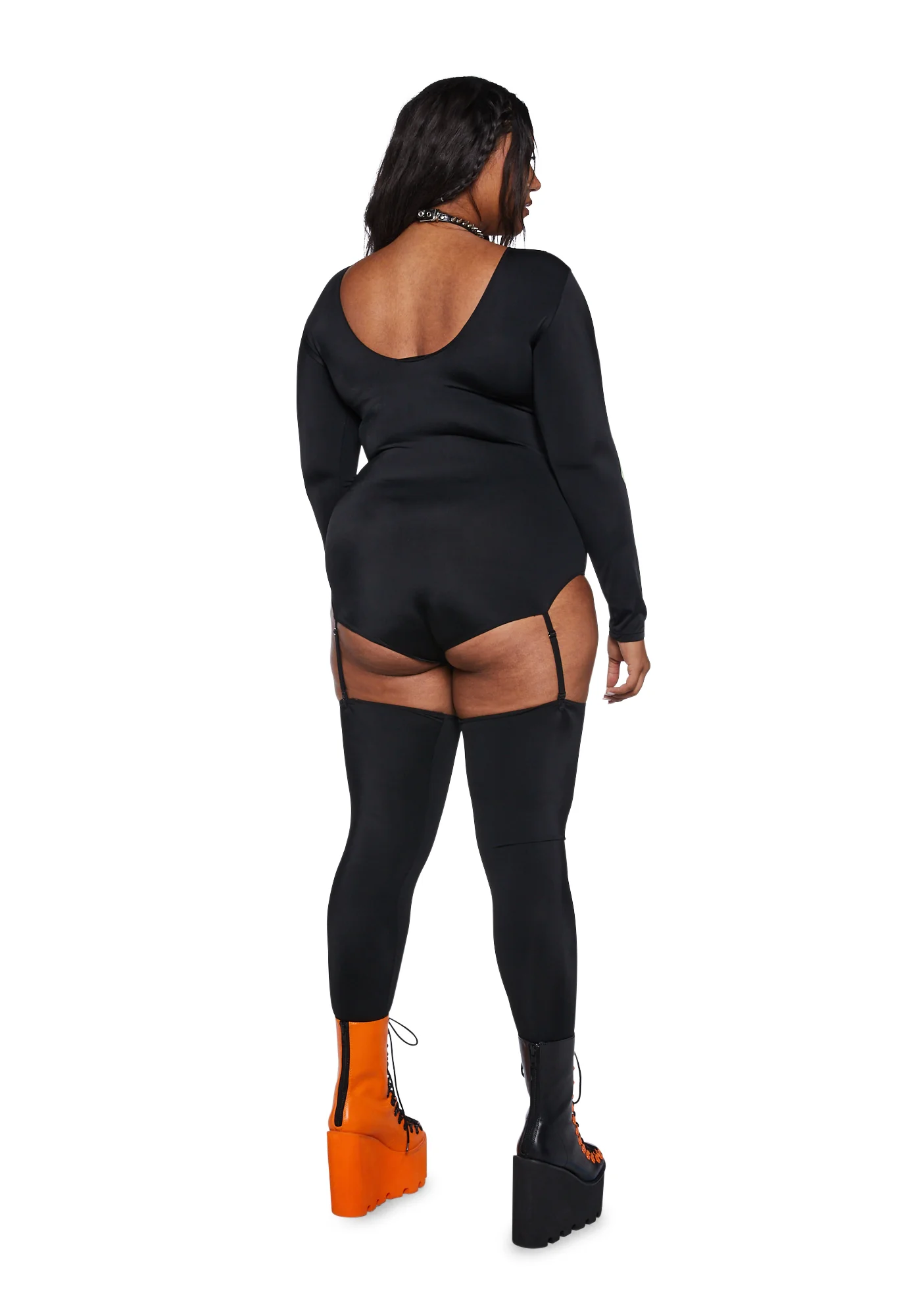 Plus Voodoo Glow Skull Costume - Image 4