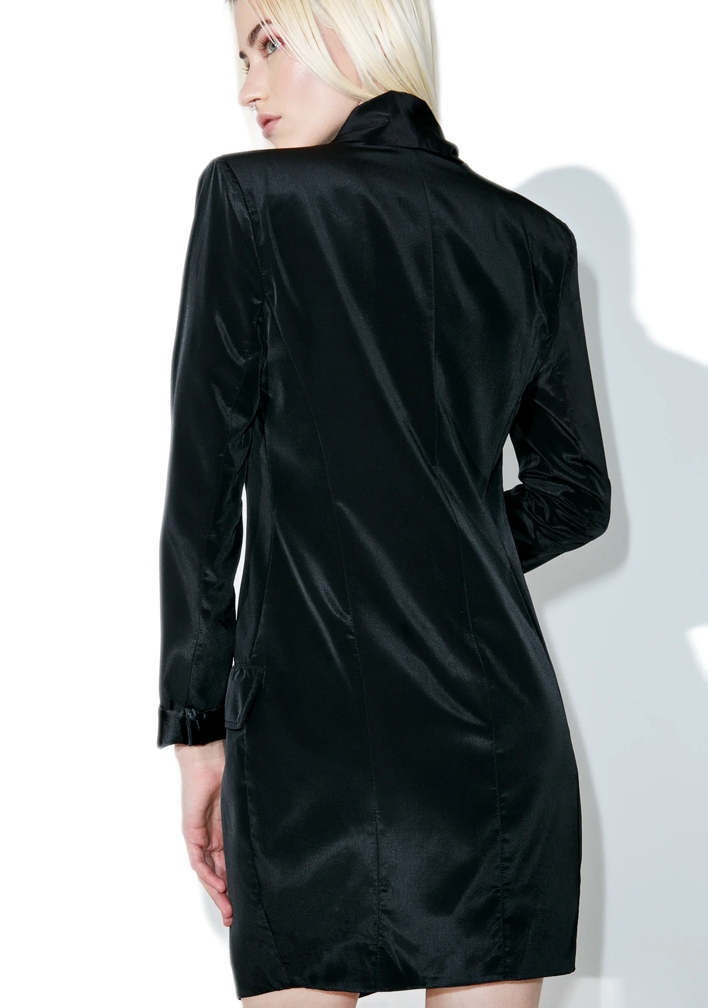 Power Satin Blazer - Image 4