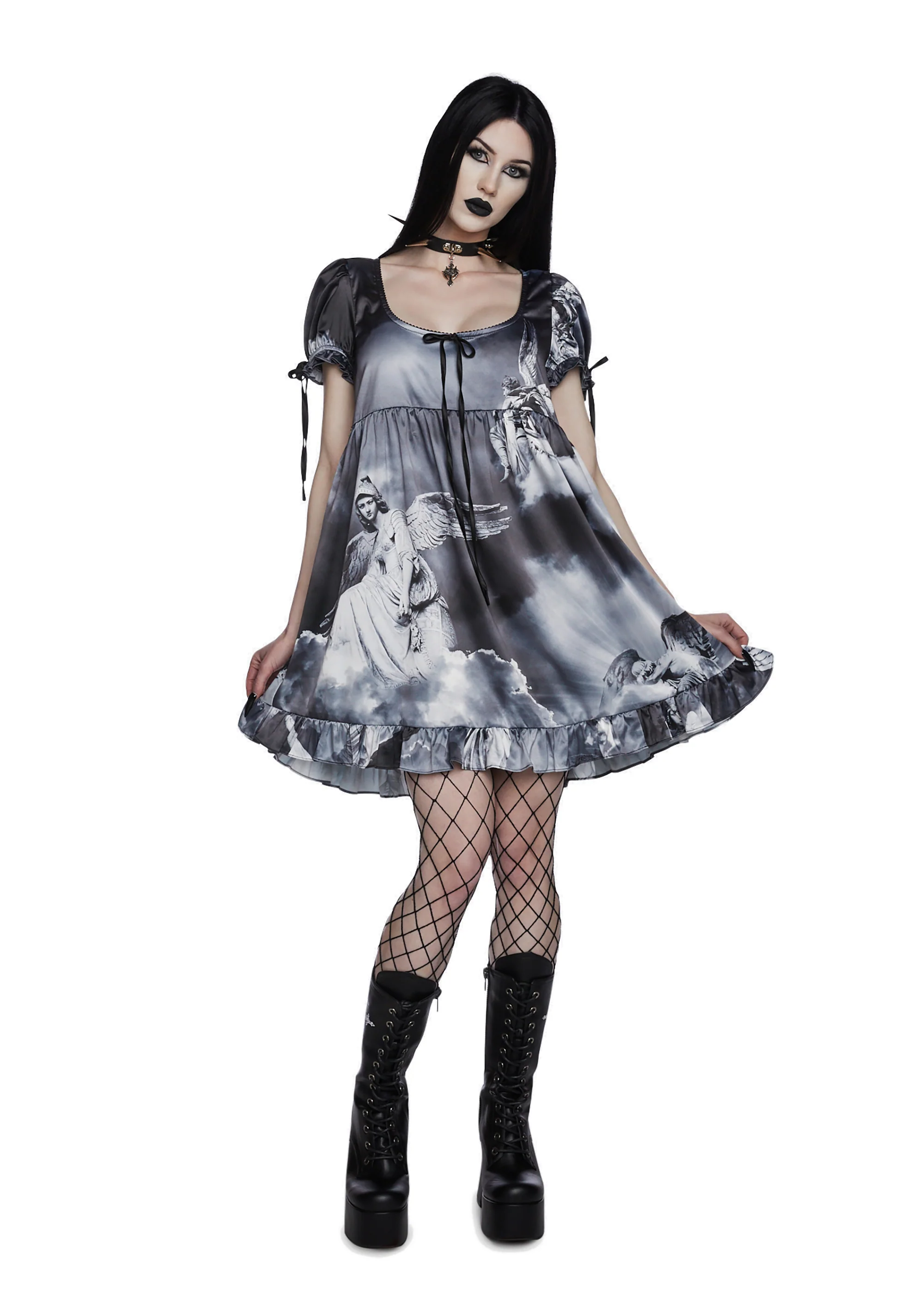 Revenant Faces Babydoll Dress - Image 5