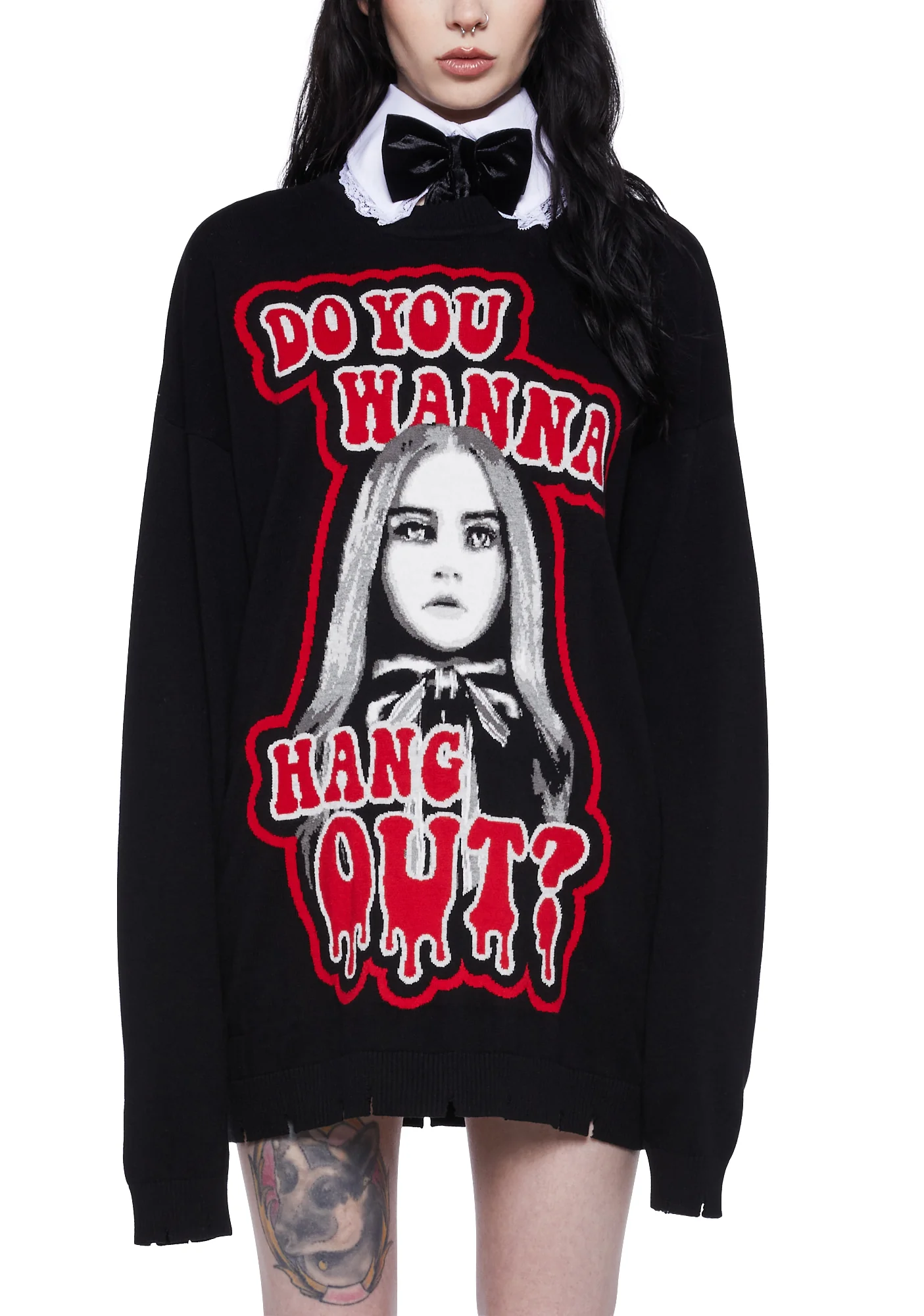 Ride Or Die Intarsia Sweater - Image 5