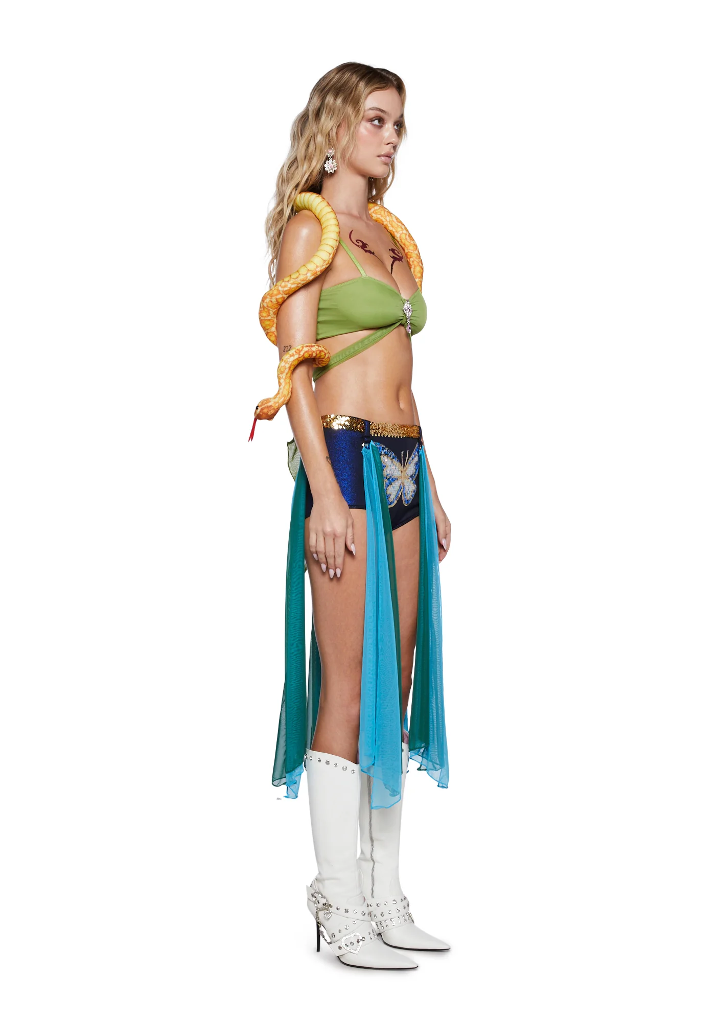 Servin' Snake Charmer Costume Set - Image 3