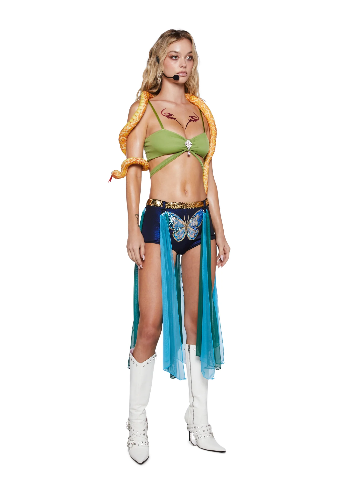 Servin' Snake Charmer Costume Set - Image 5