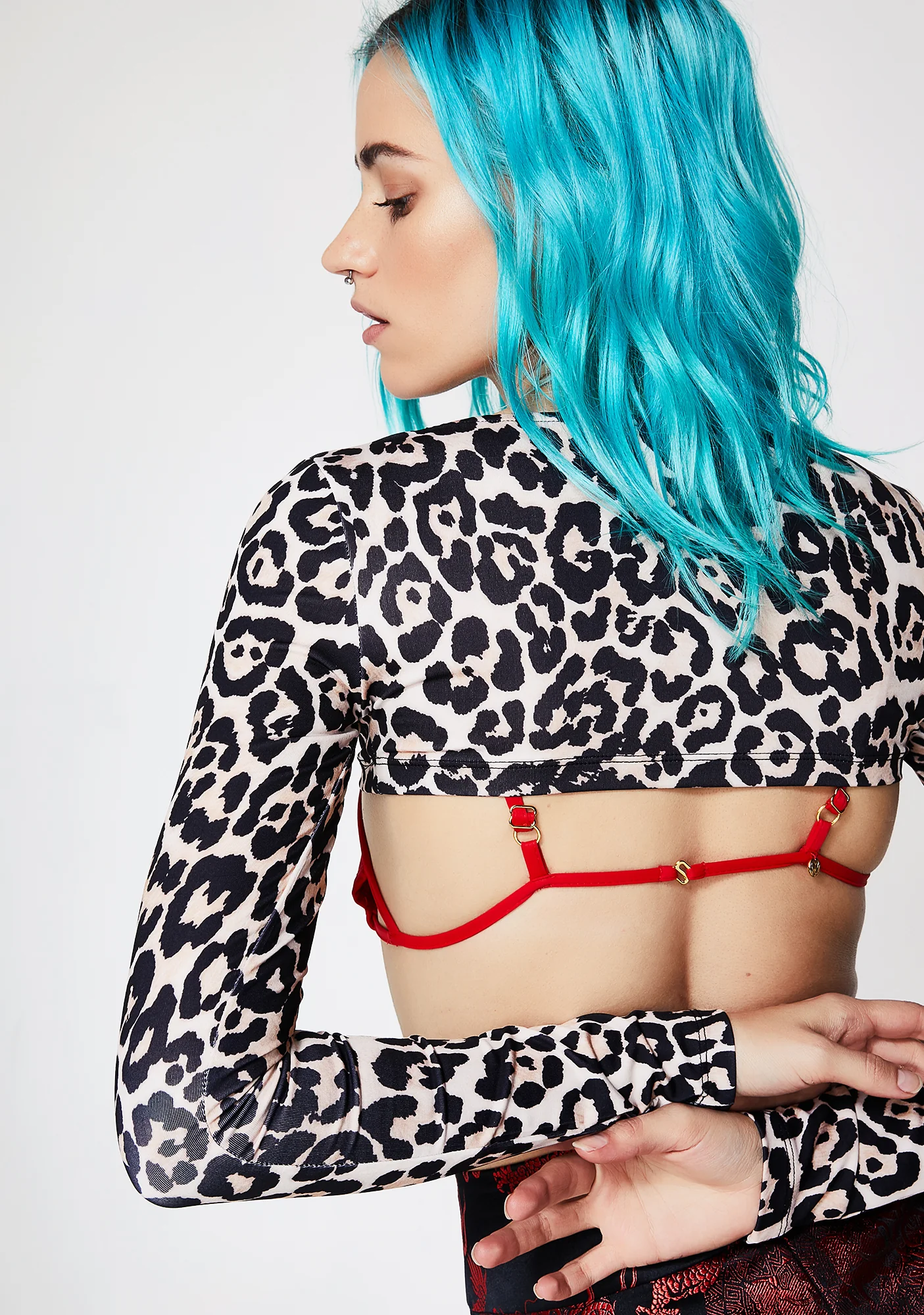 Shrug It Off Leopard Top - Image 3