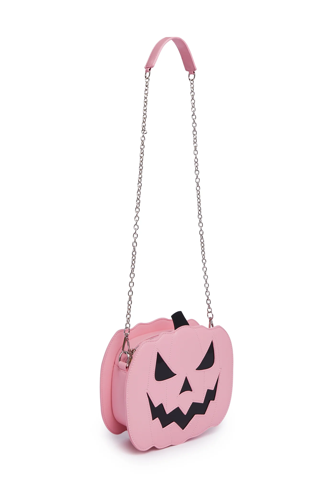 Stay Grinning Jack O Lantern Bag - Pink - Image 3