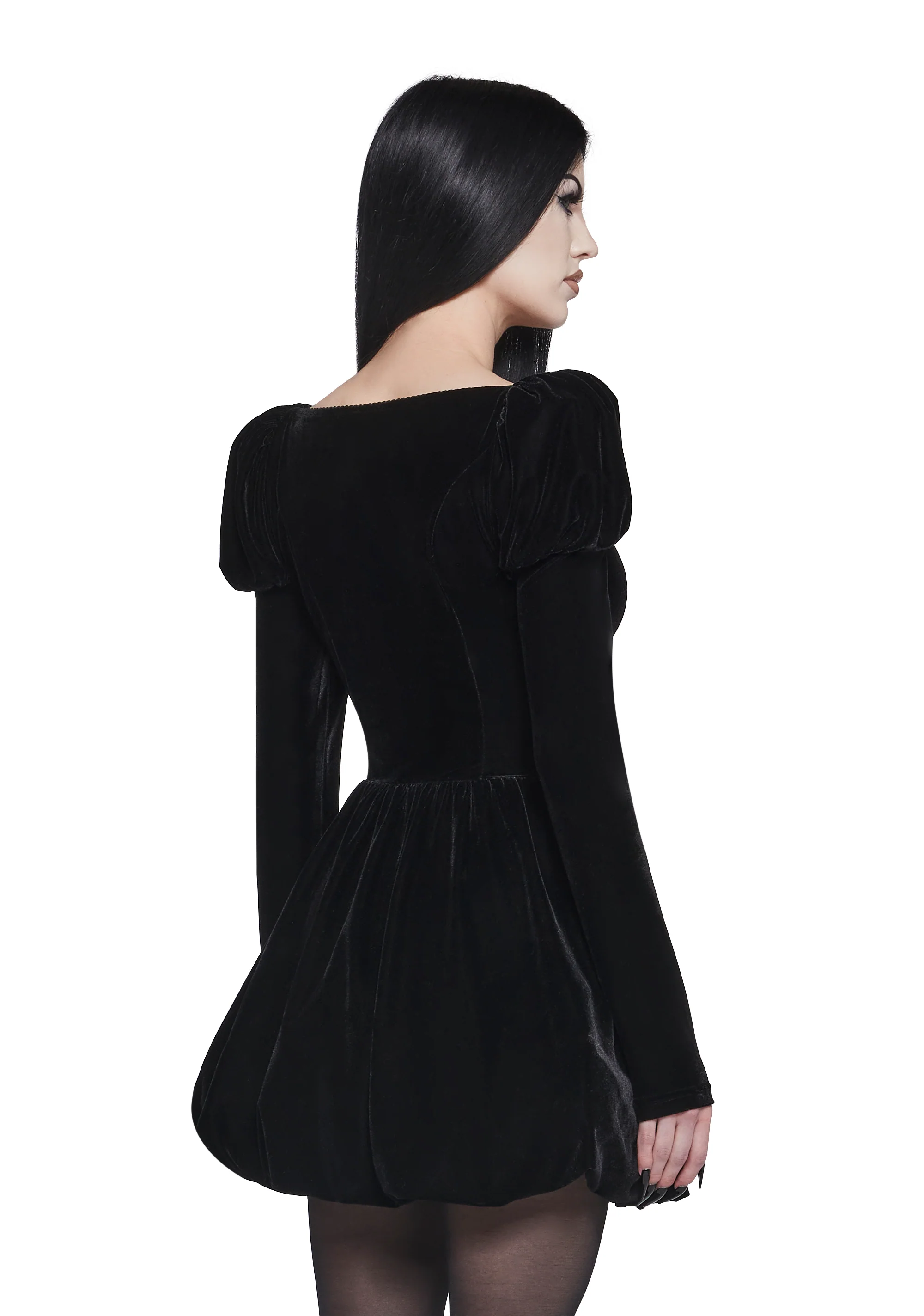 Mystic Hour Velvet Dress - Image 4