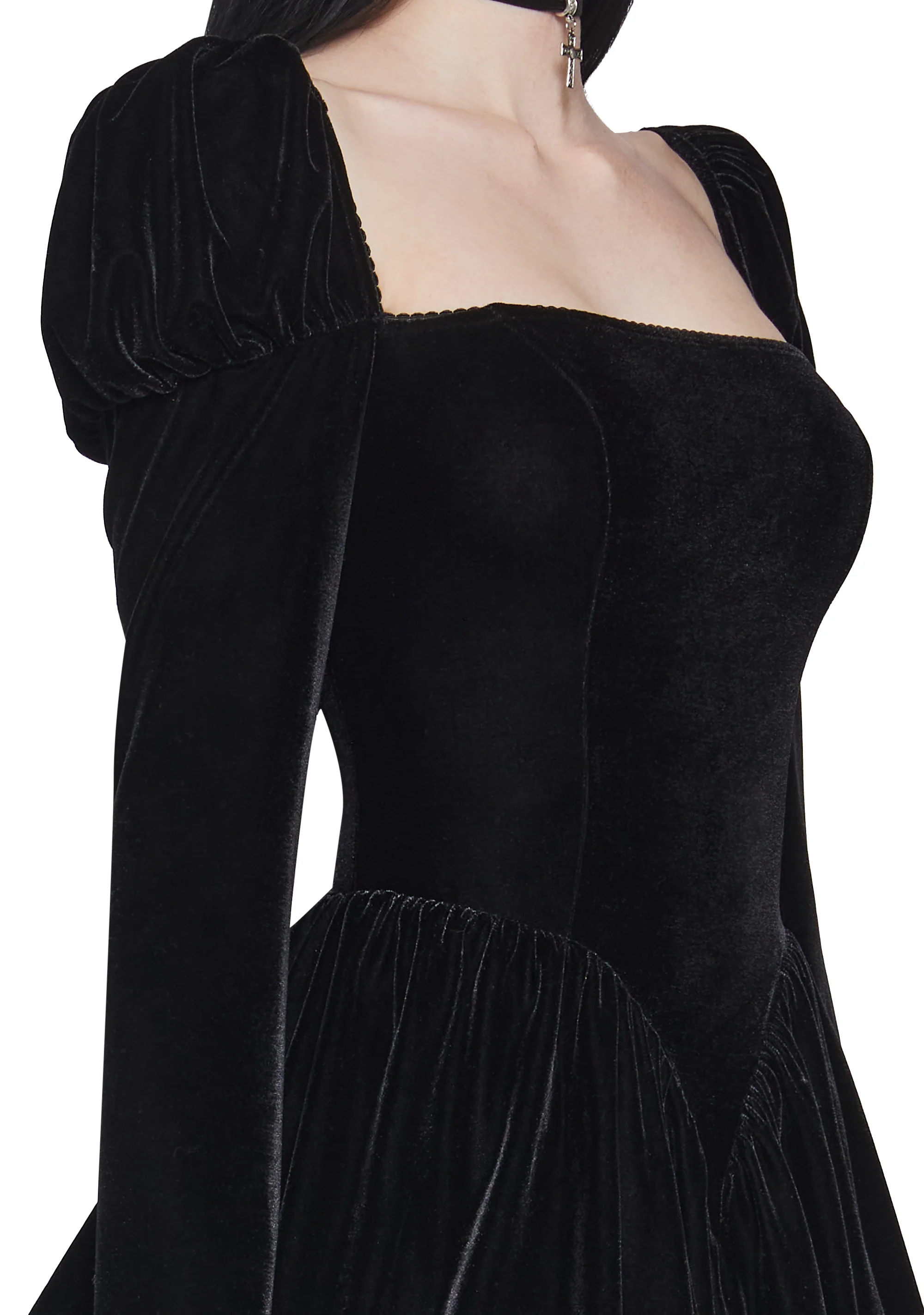 Mystic Hour Velvet Dress - Image 5