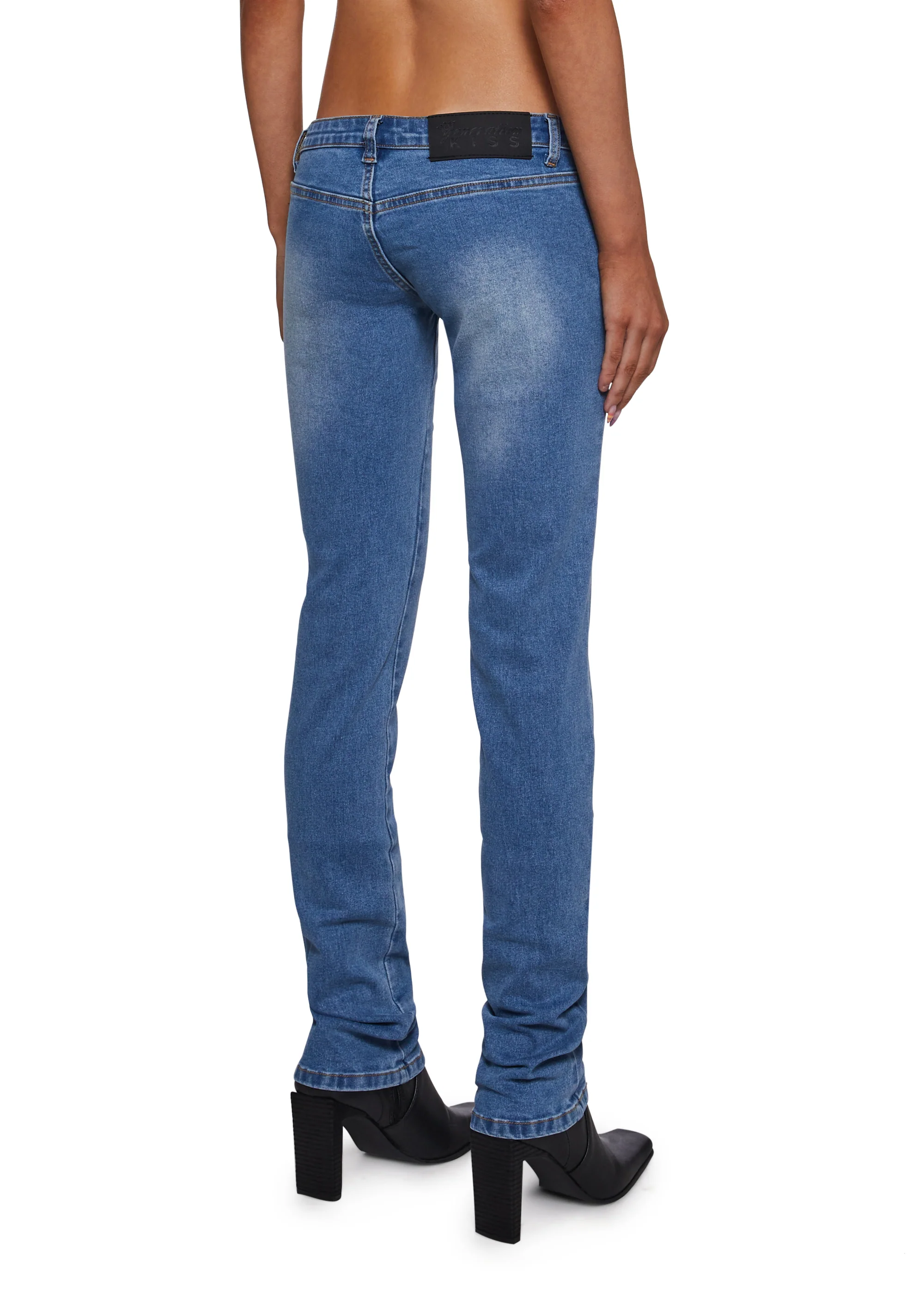 Talia Low Rise Jeans - Light Blue - Image 4