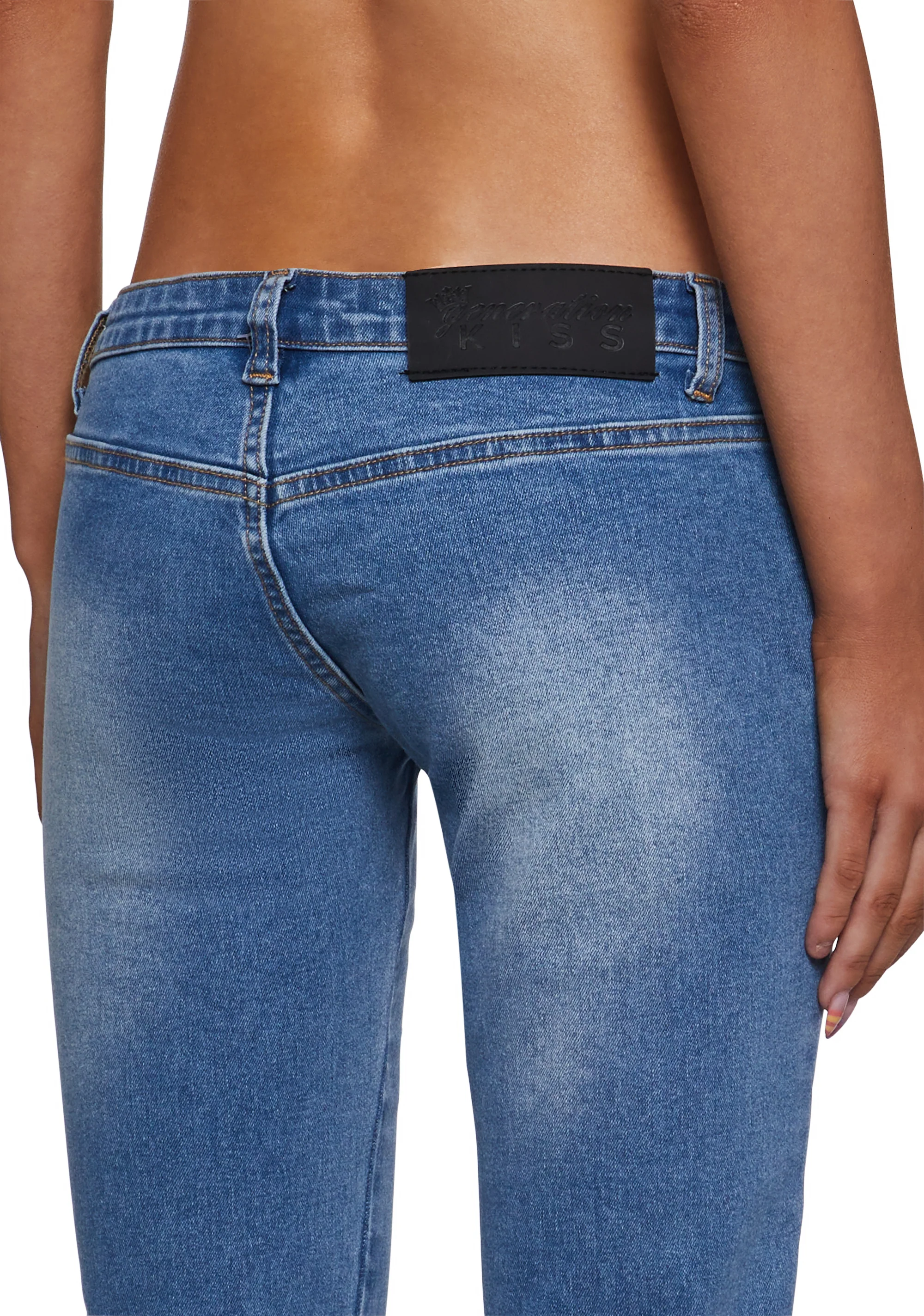 Talia Low Rise Jeans - Light Blue - Image 5