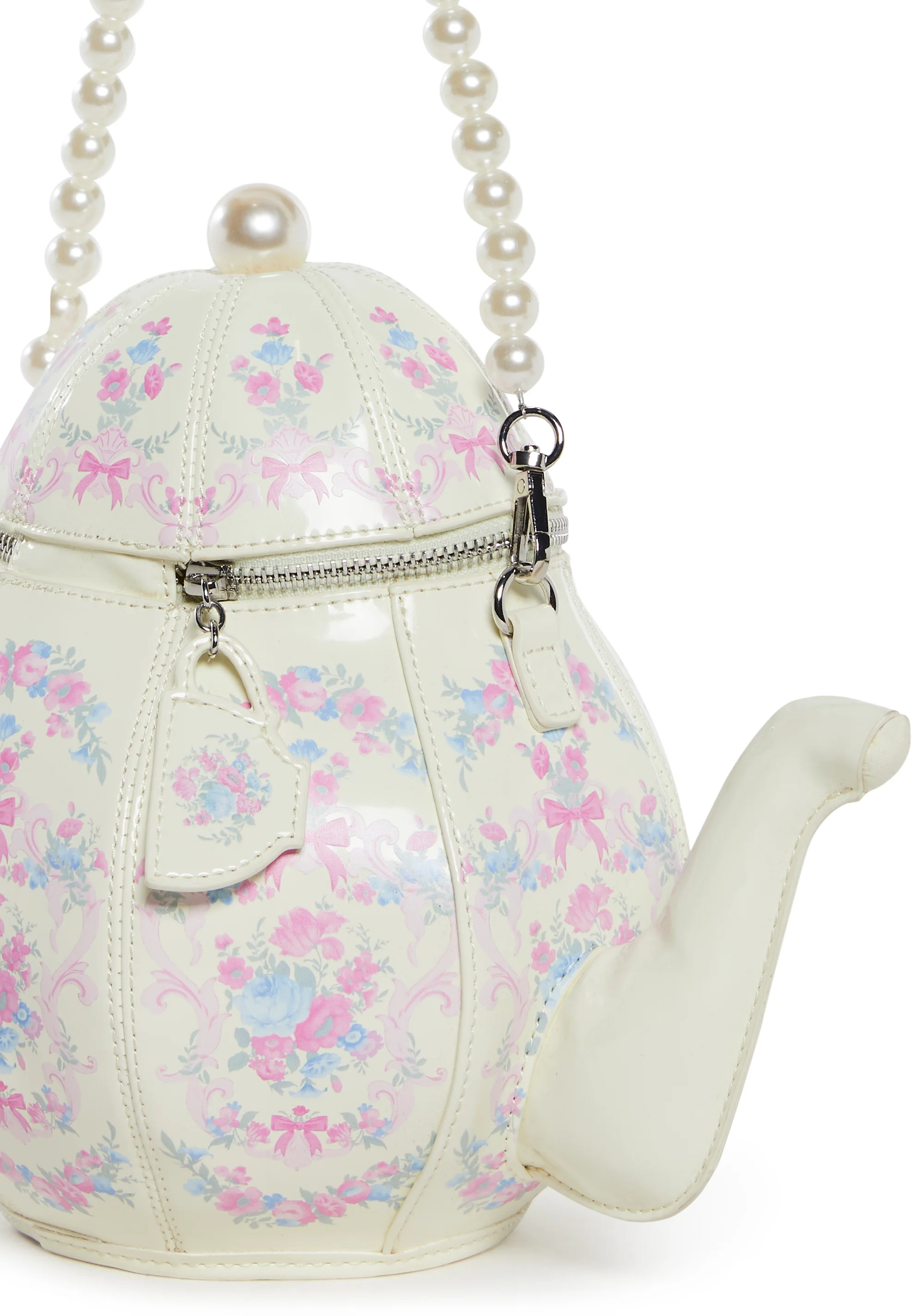 Tea Society Handbag - White - Image 6